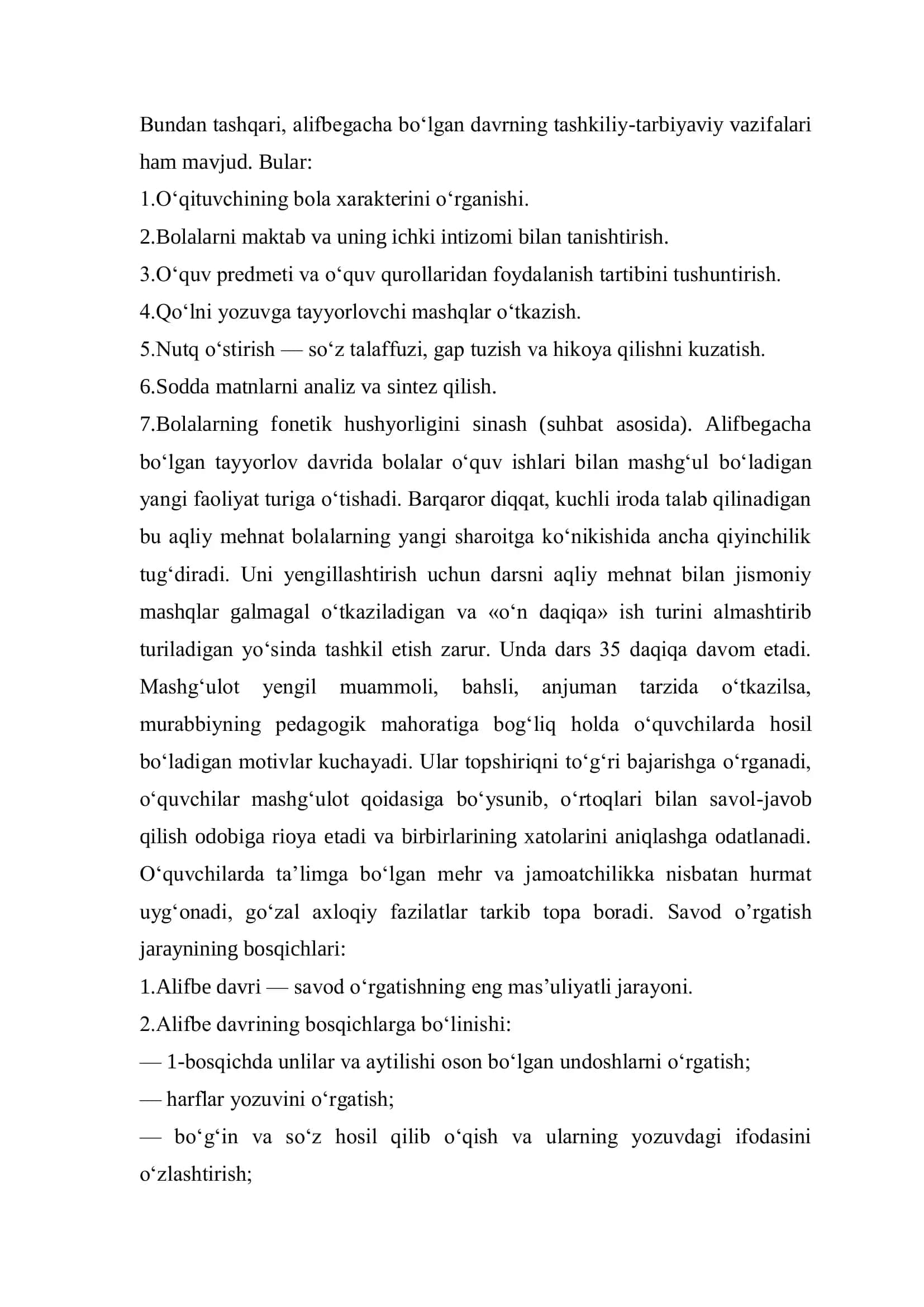 Savod o'rgatish darlarida mantiqiy 3
