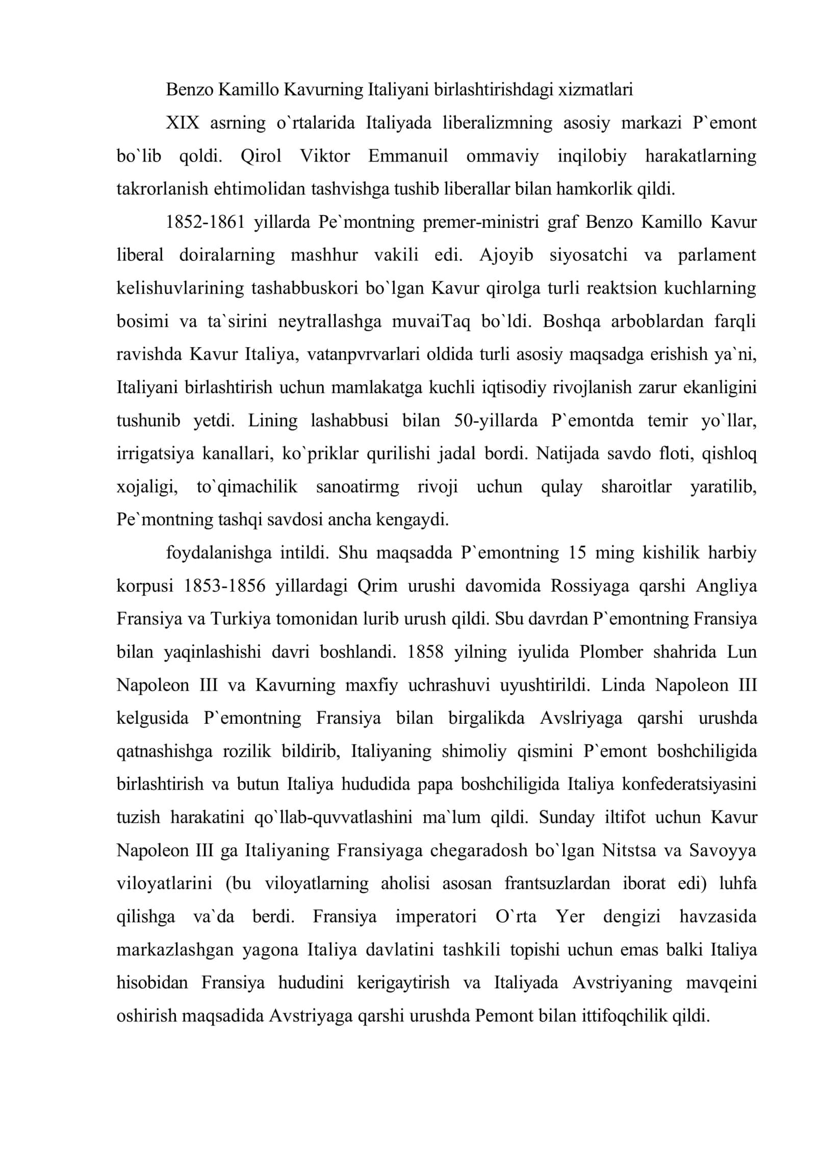 Italiyaning birlashtirilishi 3
