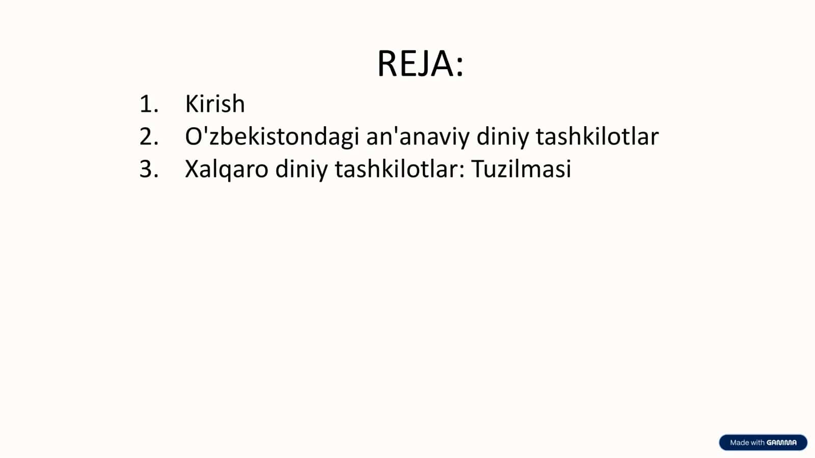 Oʻzbekistonda va Xalqaro Diniy Tashkilotlar: Faoliyat va Barqaror Rivojlanish 3