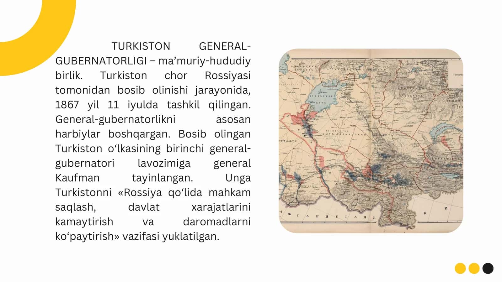 Turkiston oʻlkasining ma'muriy boshqaruv tizimida mahalliy aholi vakillarining ishtiroki 3