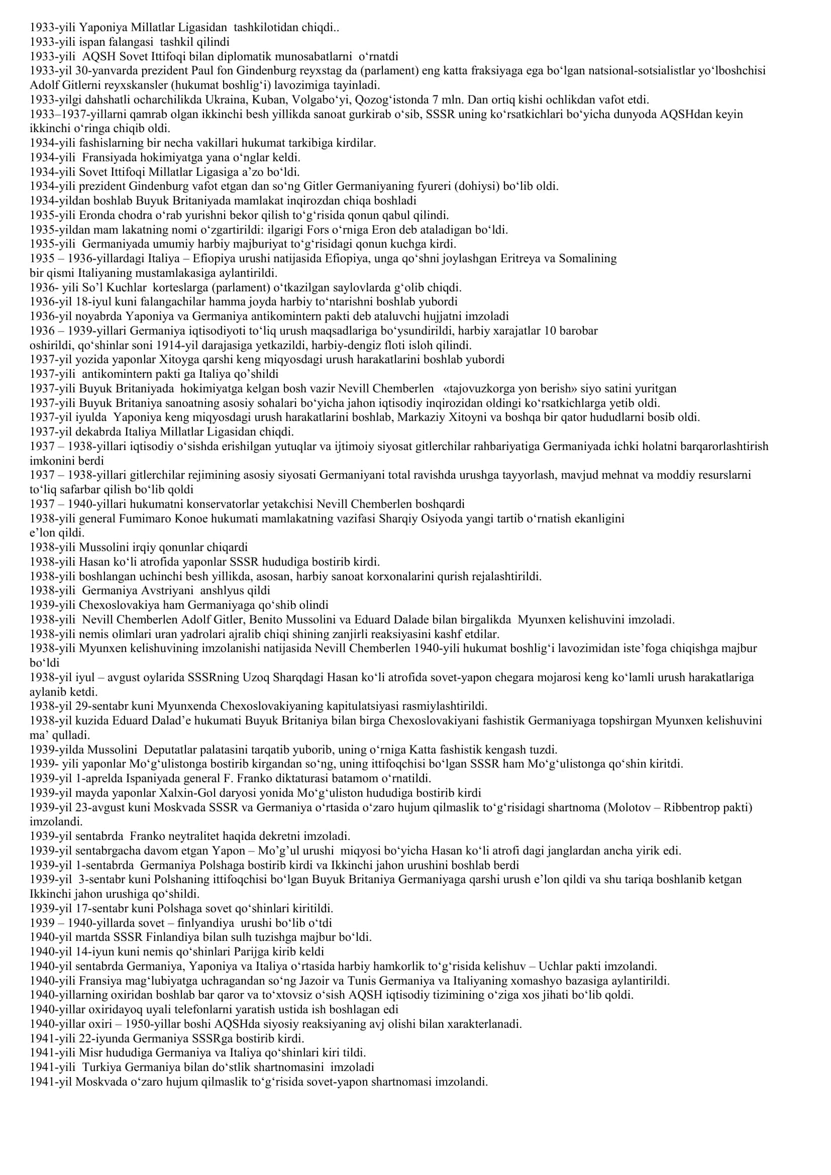 10 – sinf jaxon tarixi xronologiyasi 3