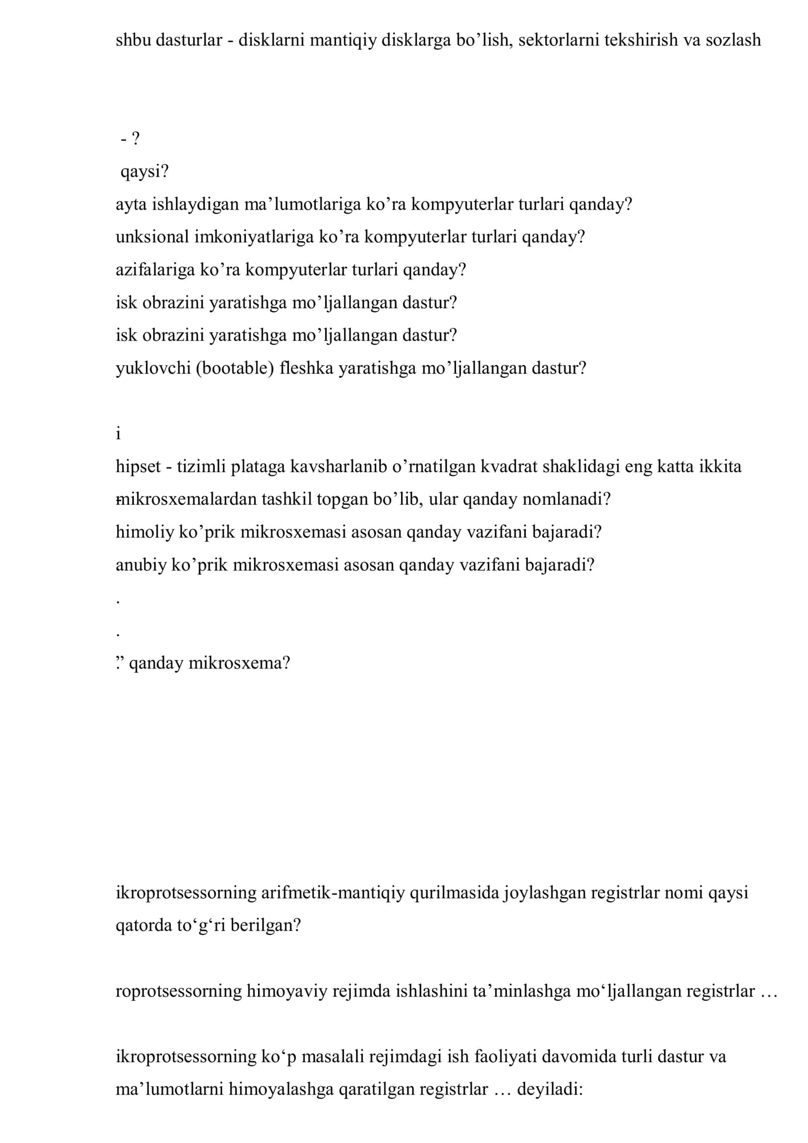 Kompyuterga servis va texnik xizmat ko’rsatish 3