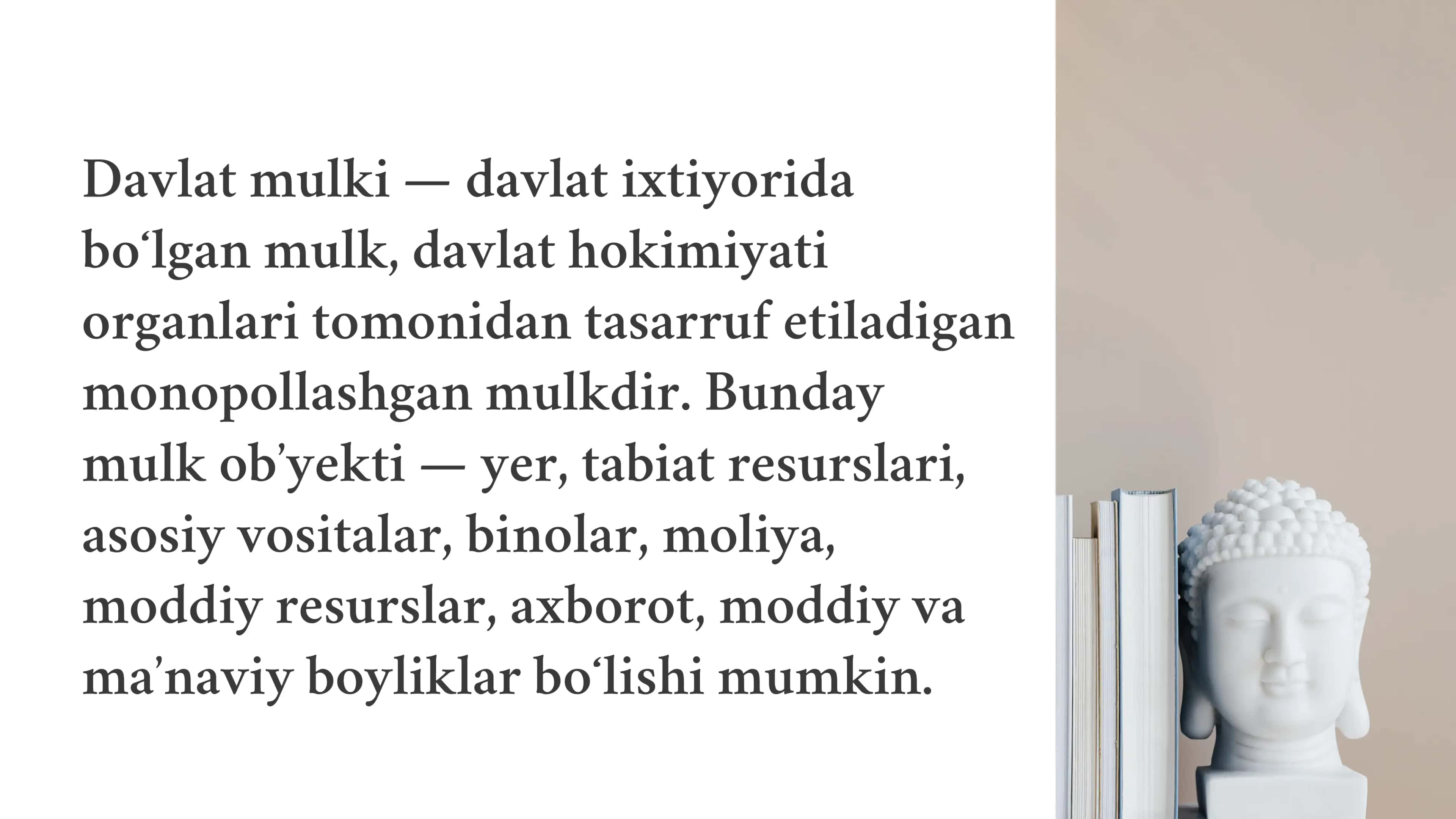 Davlat mulkidan samarali foydalanish ko’rsatkichi 3