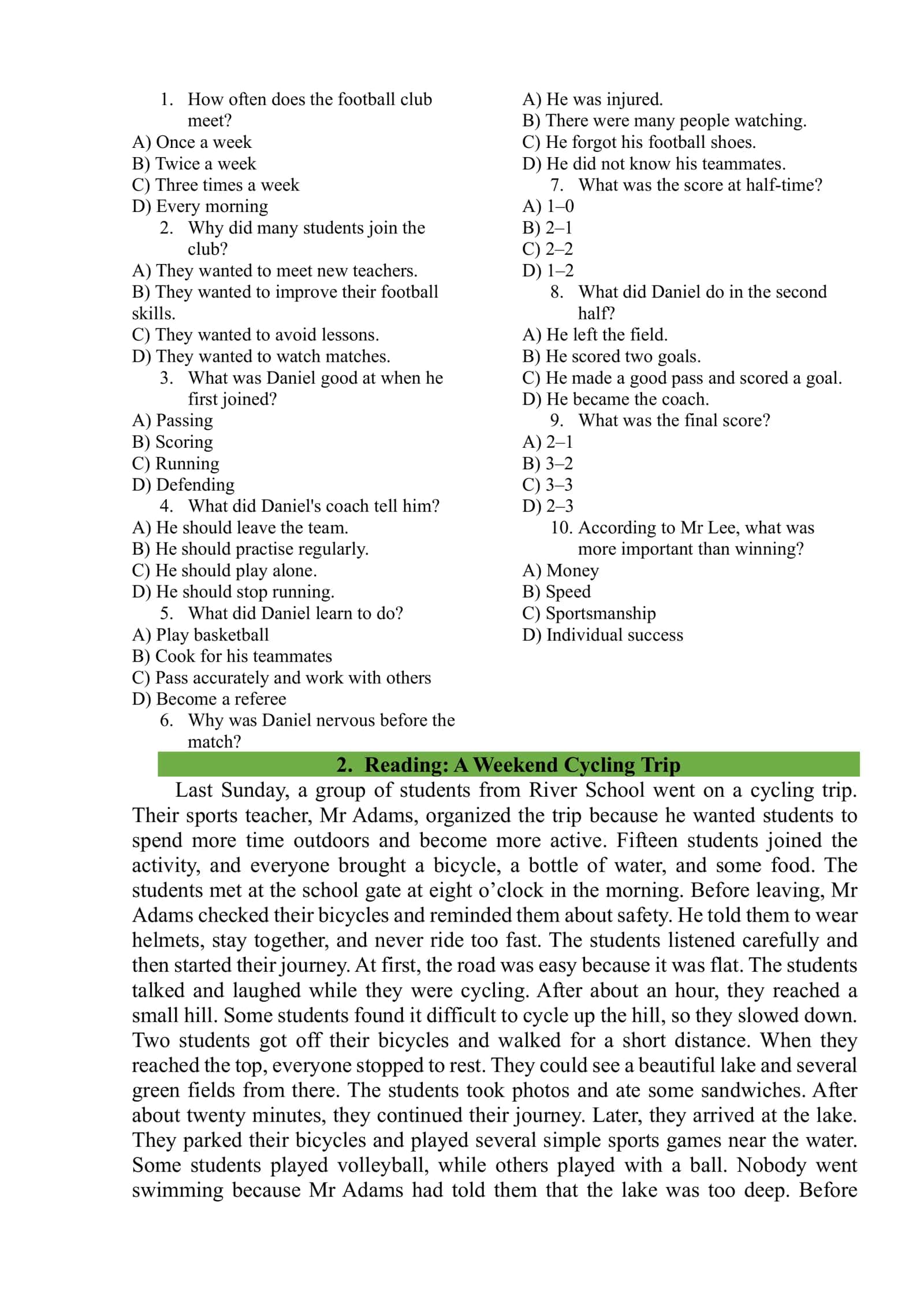 Reach English Pre-Intermediate A2+ Reading Book 3