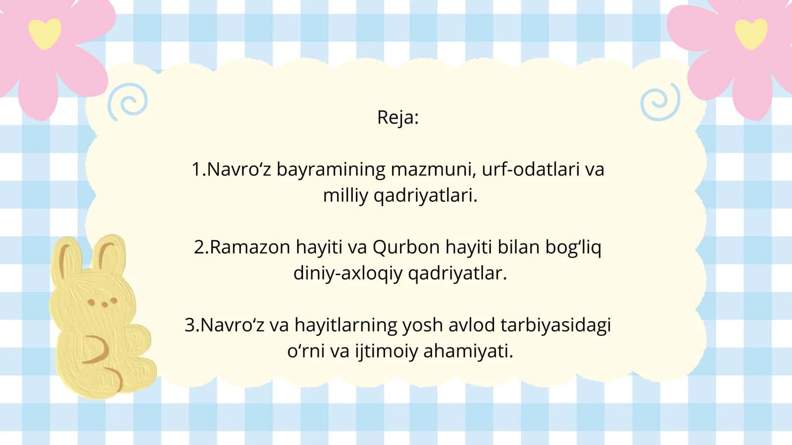 Navroz va hayitlar bilan bogliq  qadriyatlar mazmun mohiyati va tarbiyaviy ahamiyati 3