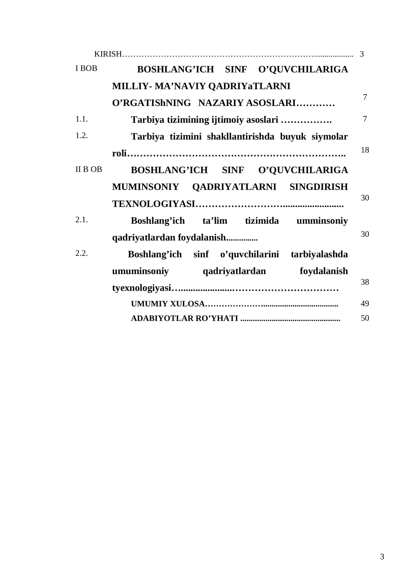 “Tarbiya tizimida umuminsoniy qadriyatlarning roli” 3