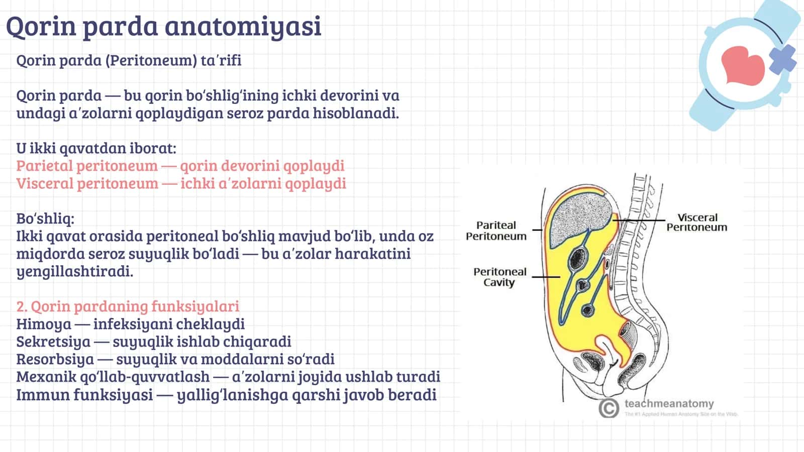 O’tkir peritonit klinika, diagnostika, solishtirma tashxis, davolash 3