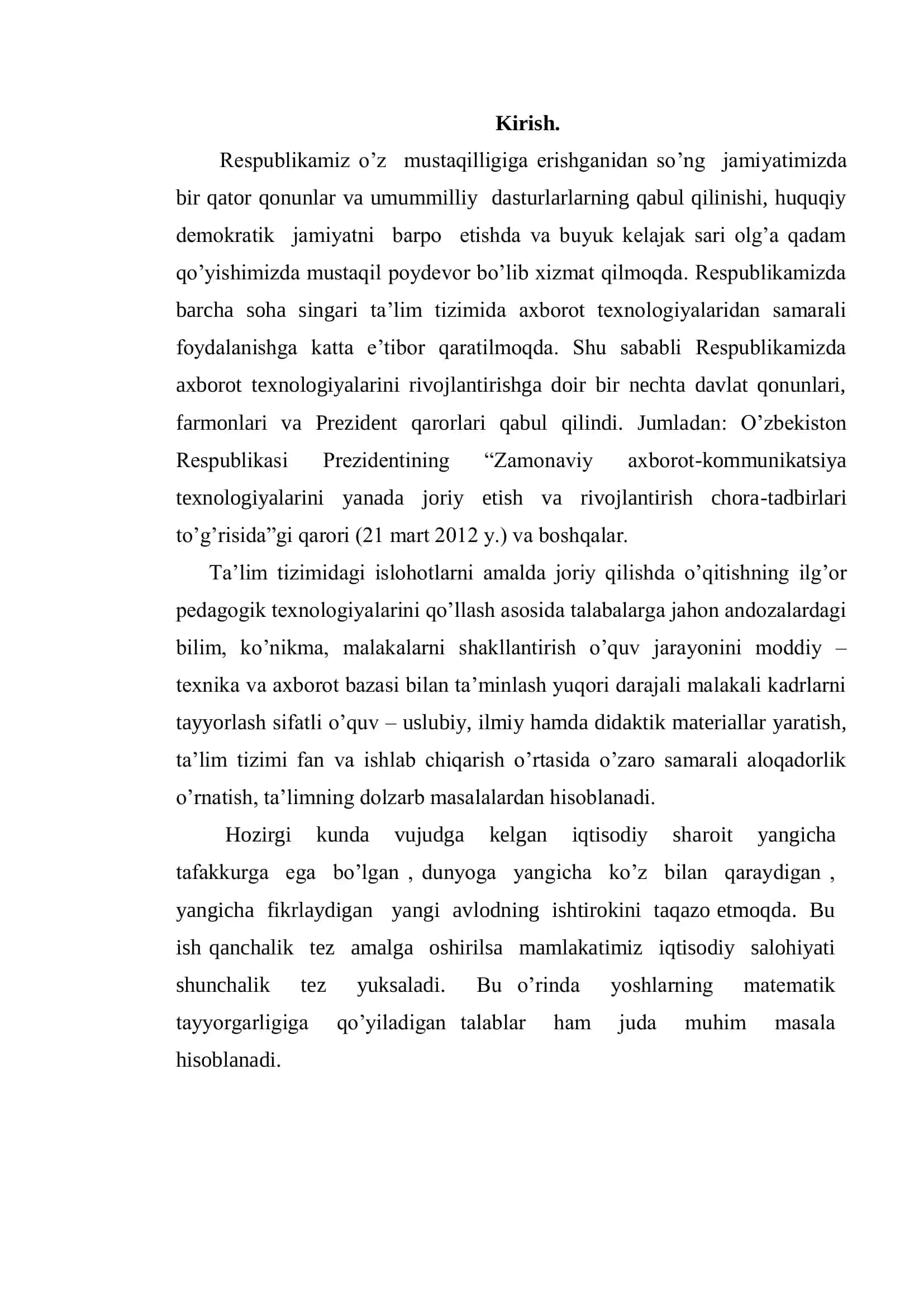 Ozovni tanish algoritmari 3