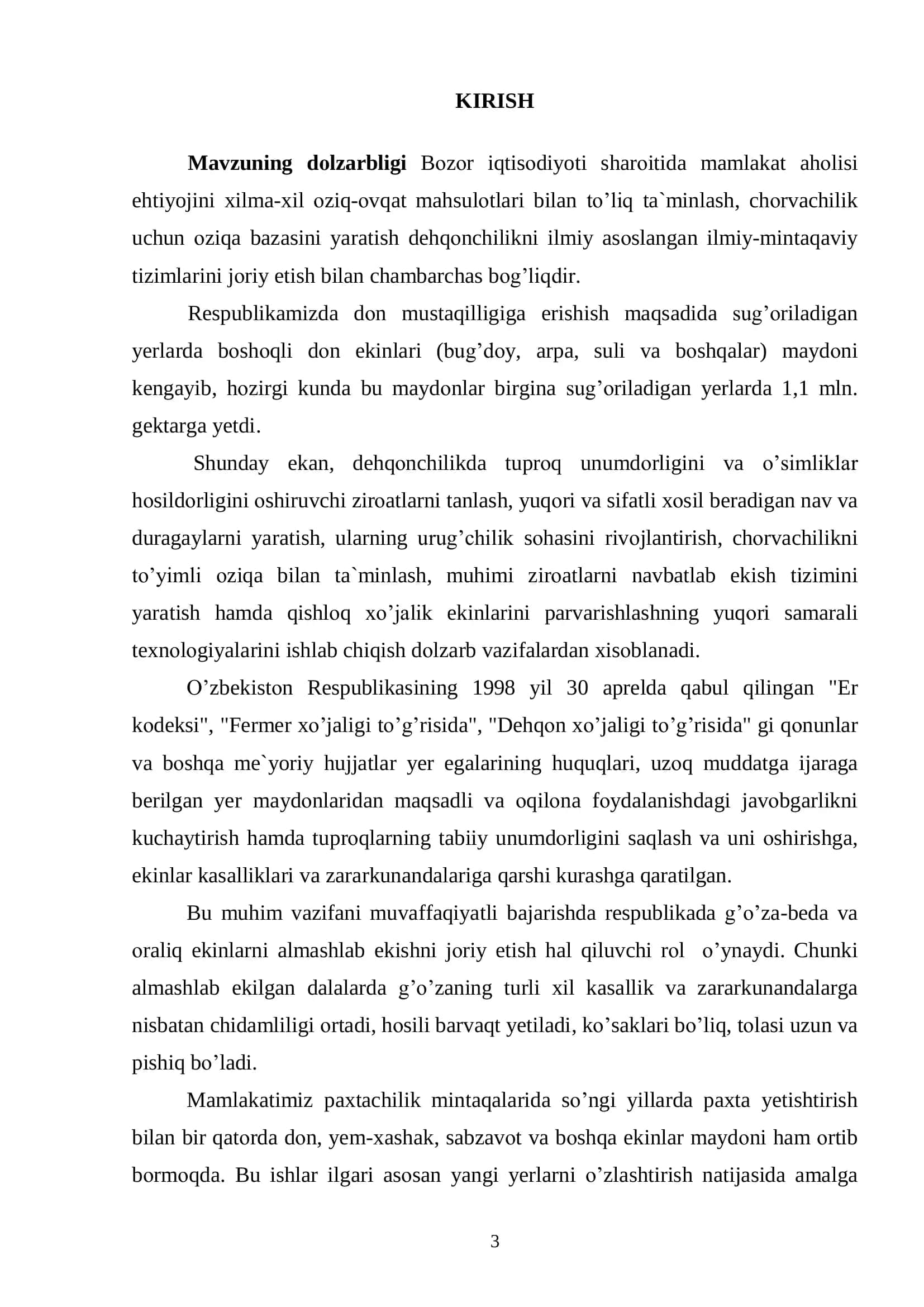 FERMER XO'JALIKLARI YERLARIDAN SAMARALI FОYDALANISH AGRОTEXNОLОGIYASINI O’RGANISH 3