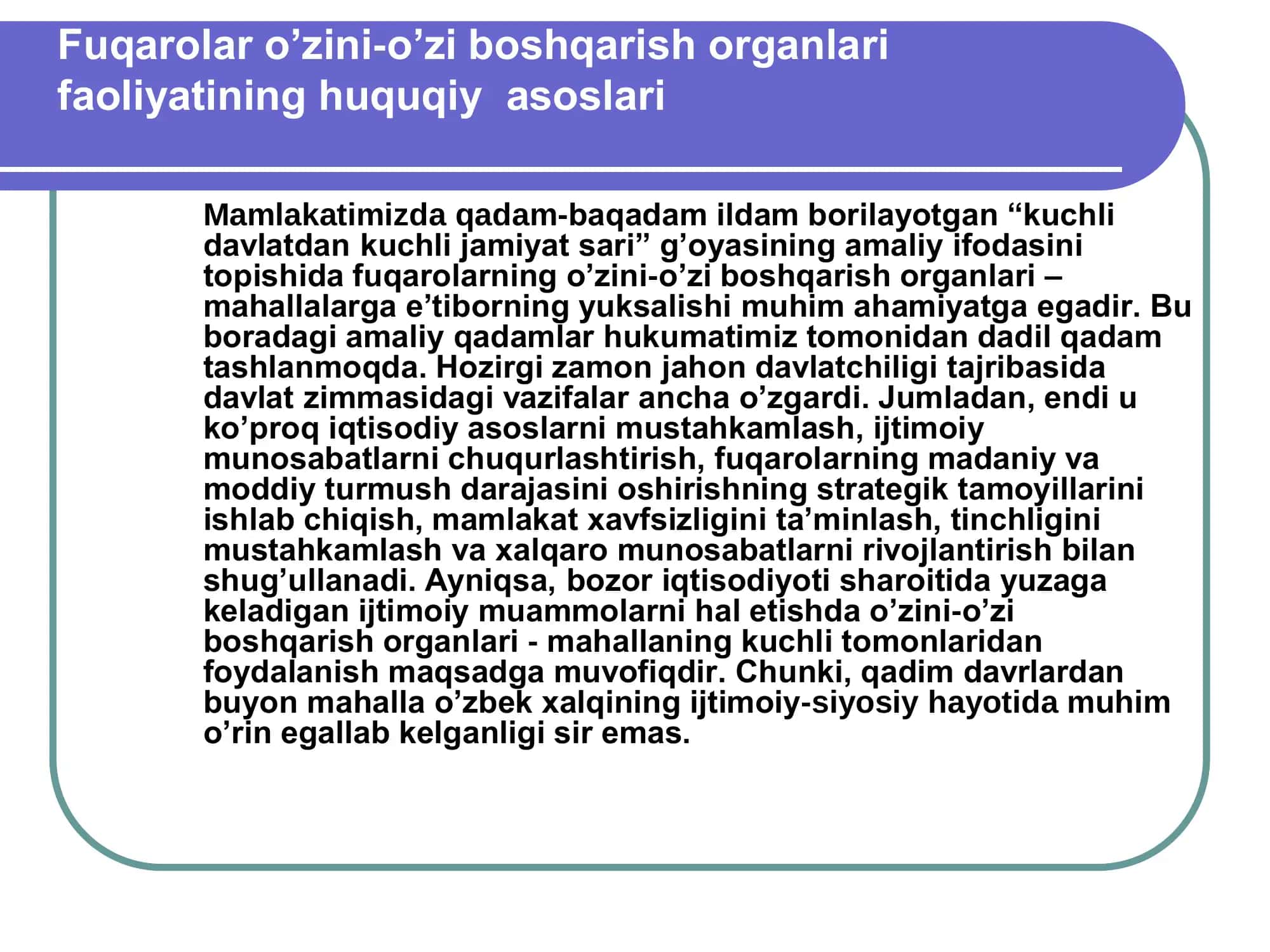 O’zini o’zi boshqarish 3