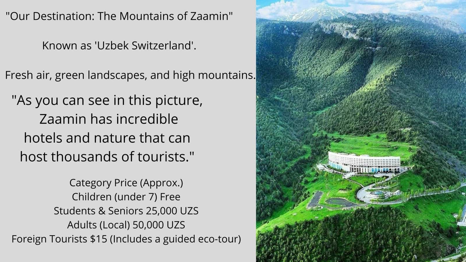 Our Destination: The Mountains of Zaamin 3