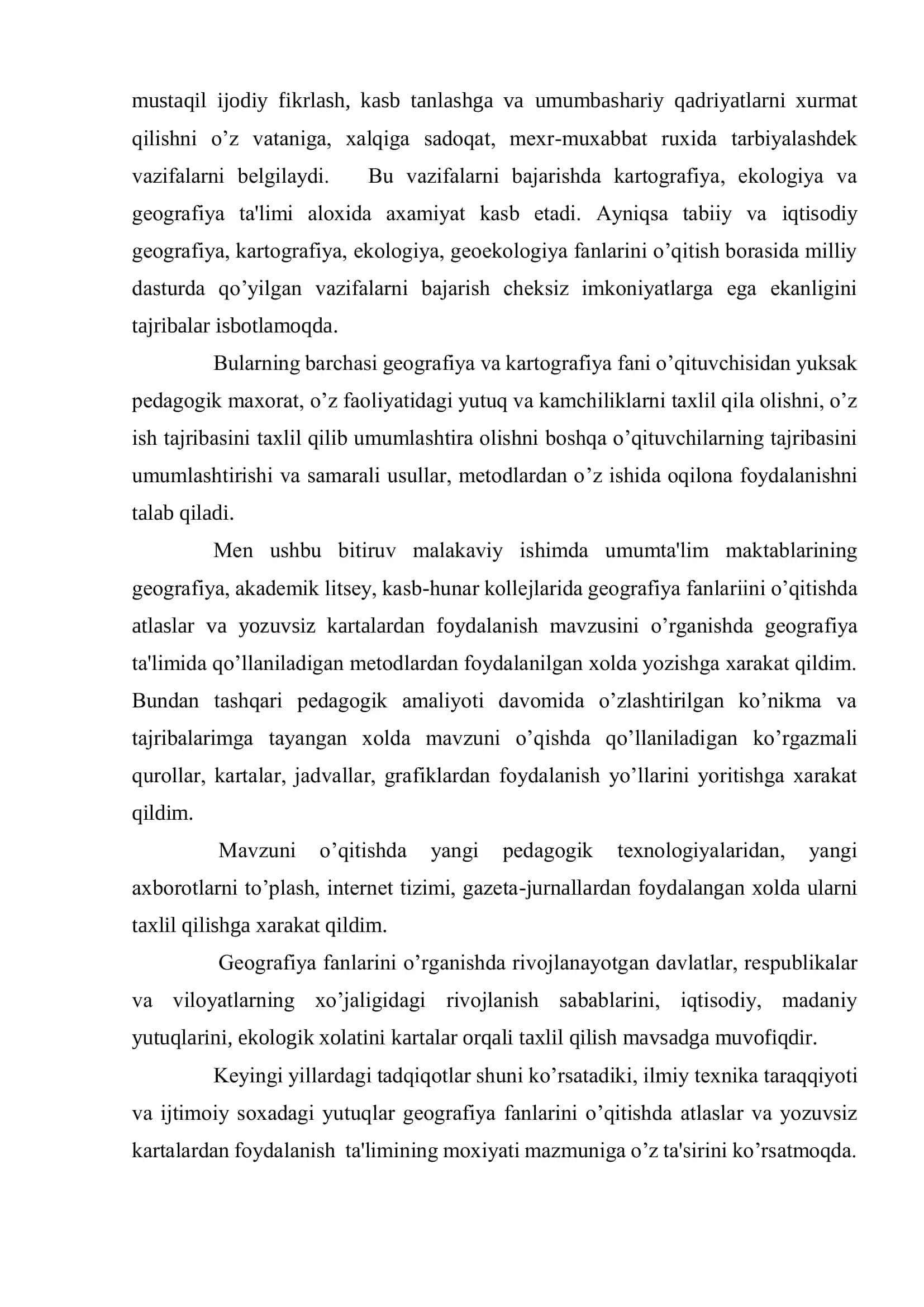 Maktab Geografiya Darslarida Atlaslar va Yozuvsiz Kartalar 3