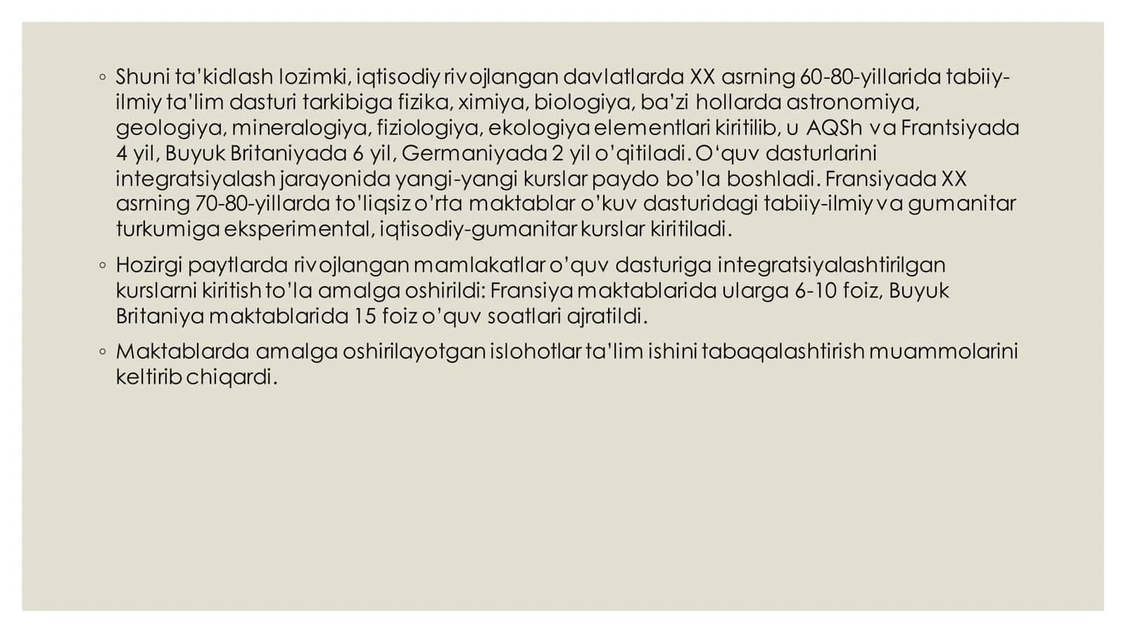 Iqtisodiy rivojlangan davlatlarda ta’lim tizimi 3