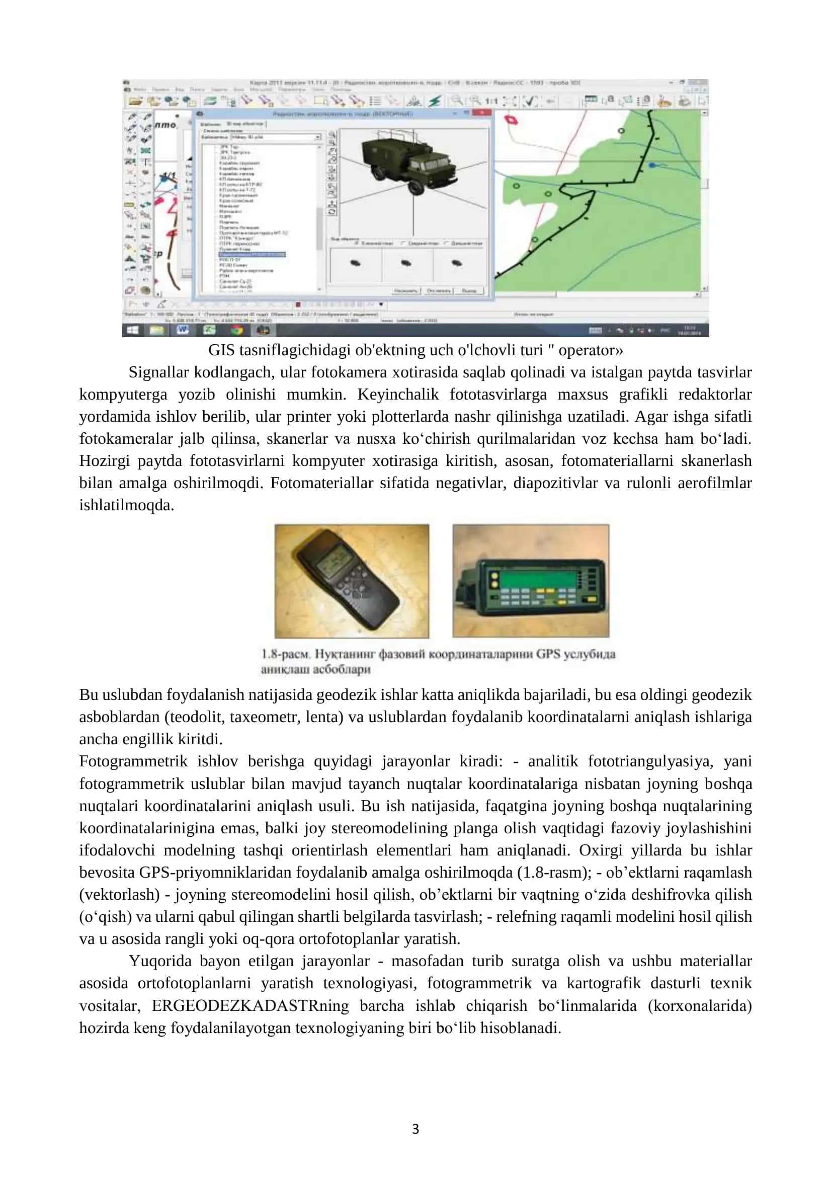 Geoinformatsion tizimlarinda ishlash 3