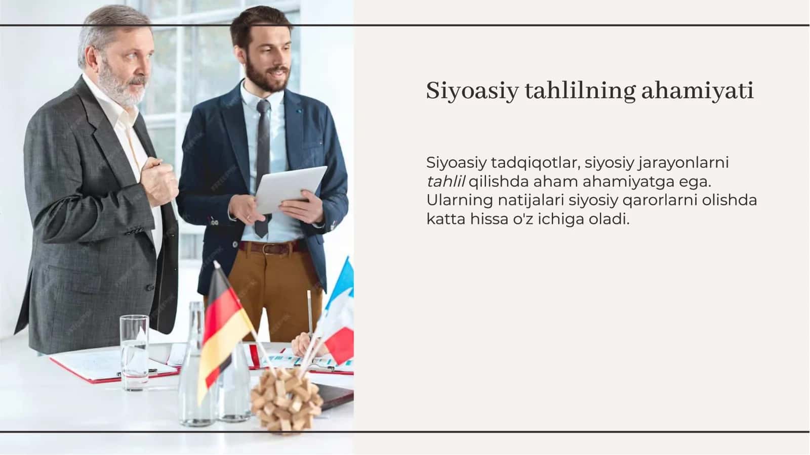 Siyoasiy tadqiqotlarda siyosiy tahlilning o'rni va roli 3