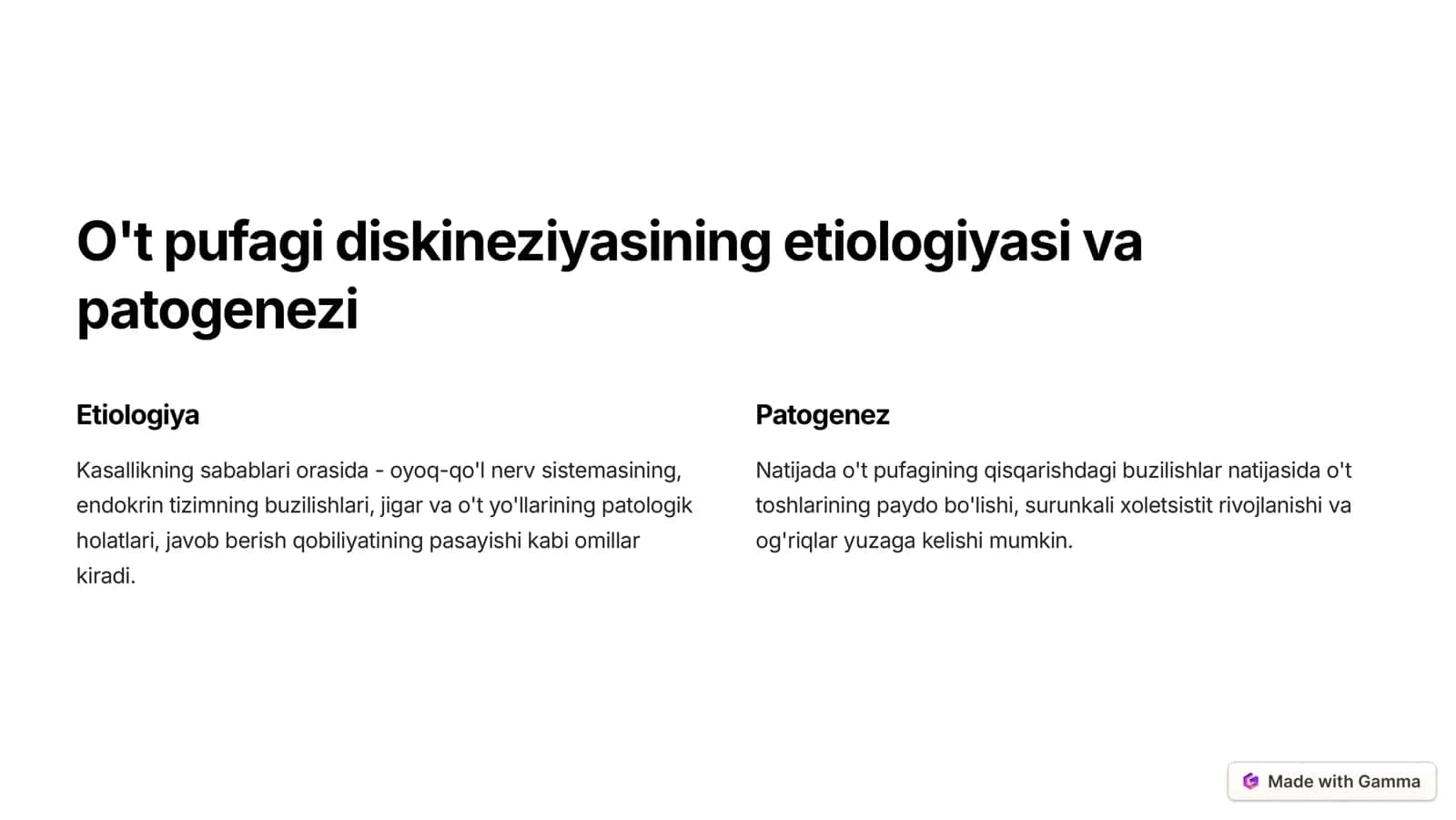 O't pufagi diskineziyasi 3