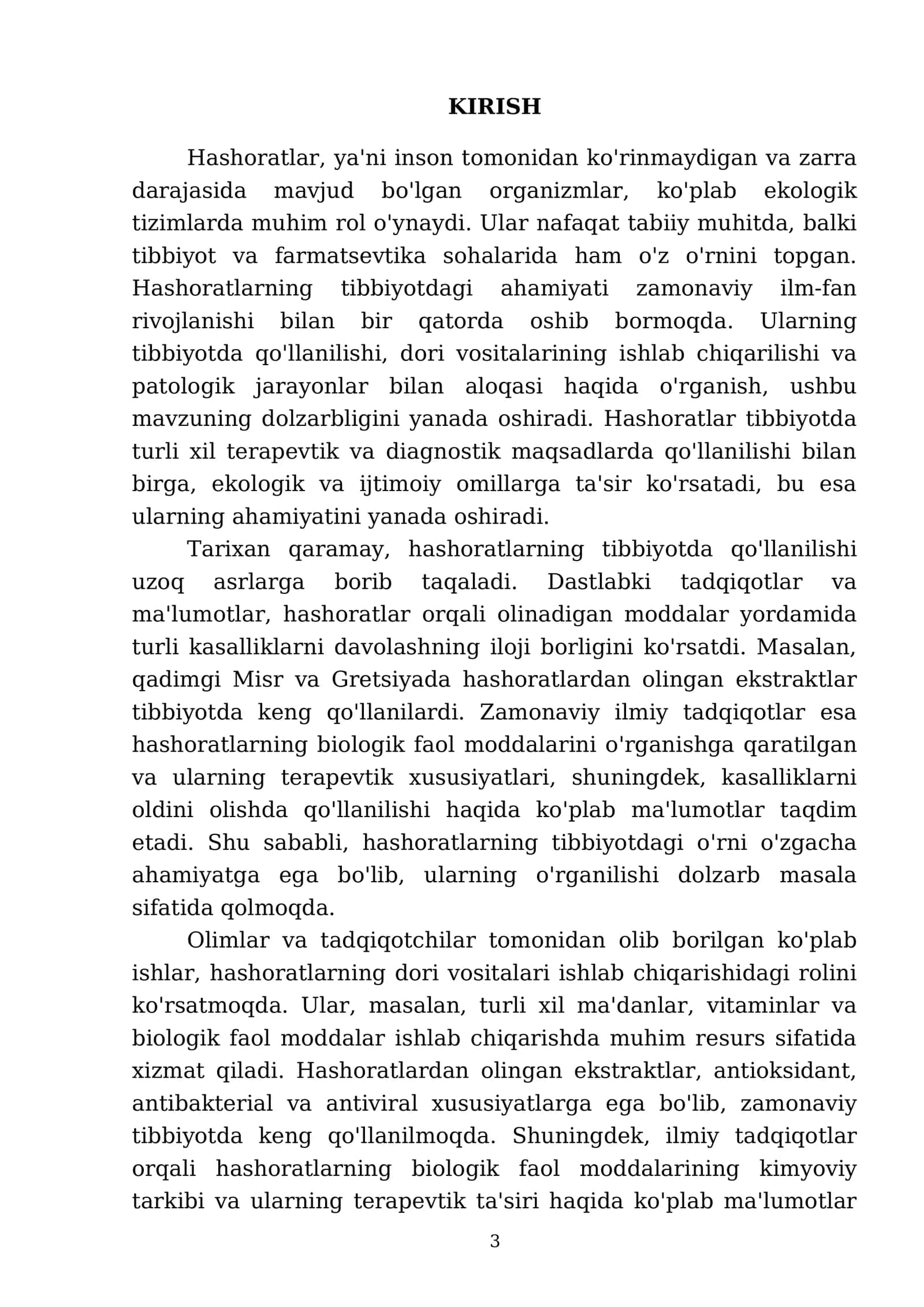 Hashoratlarning tibbiyotdagi ahamiyati 3