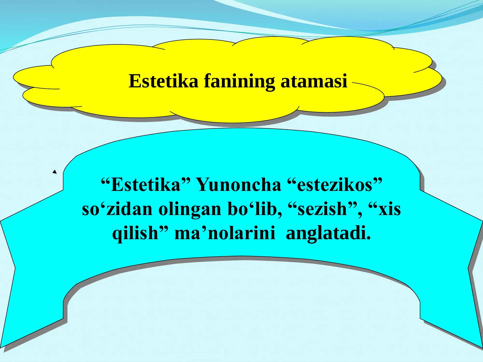 Estetika 3