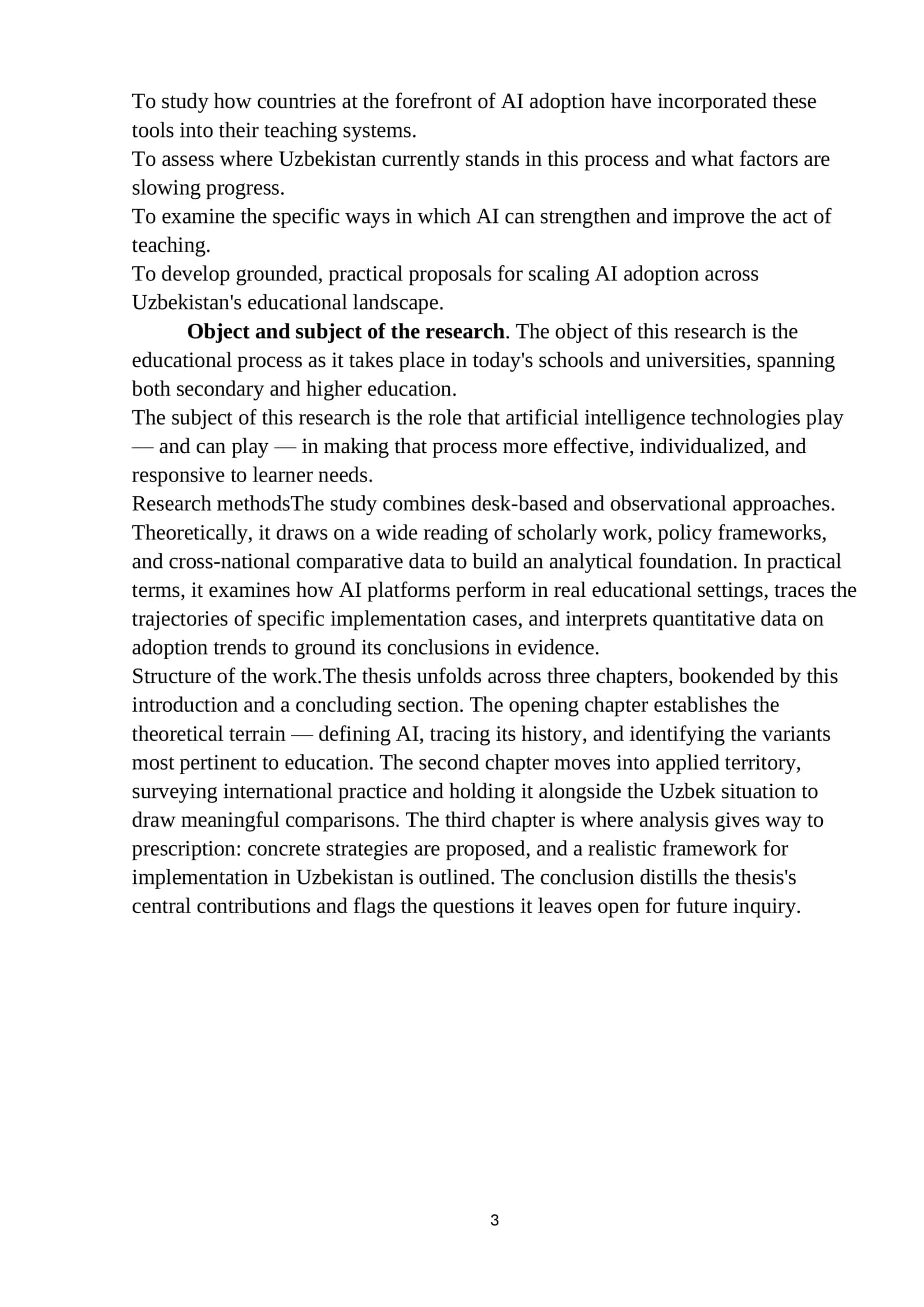 Education and Artificial Intelligence: The Use of Artificial Intelligence Technologies in the Teaching Process 3