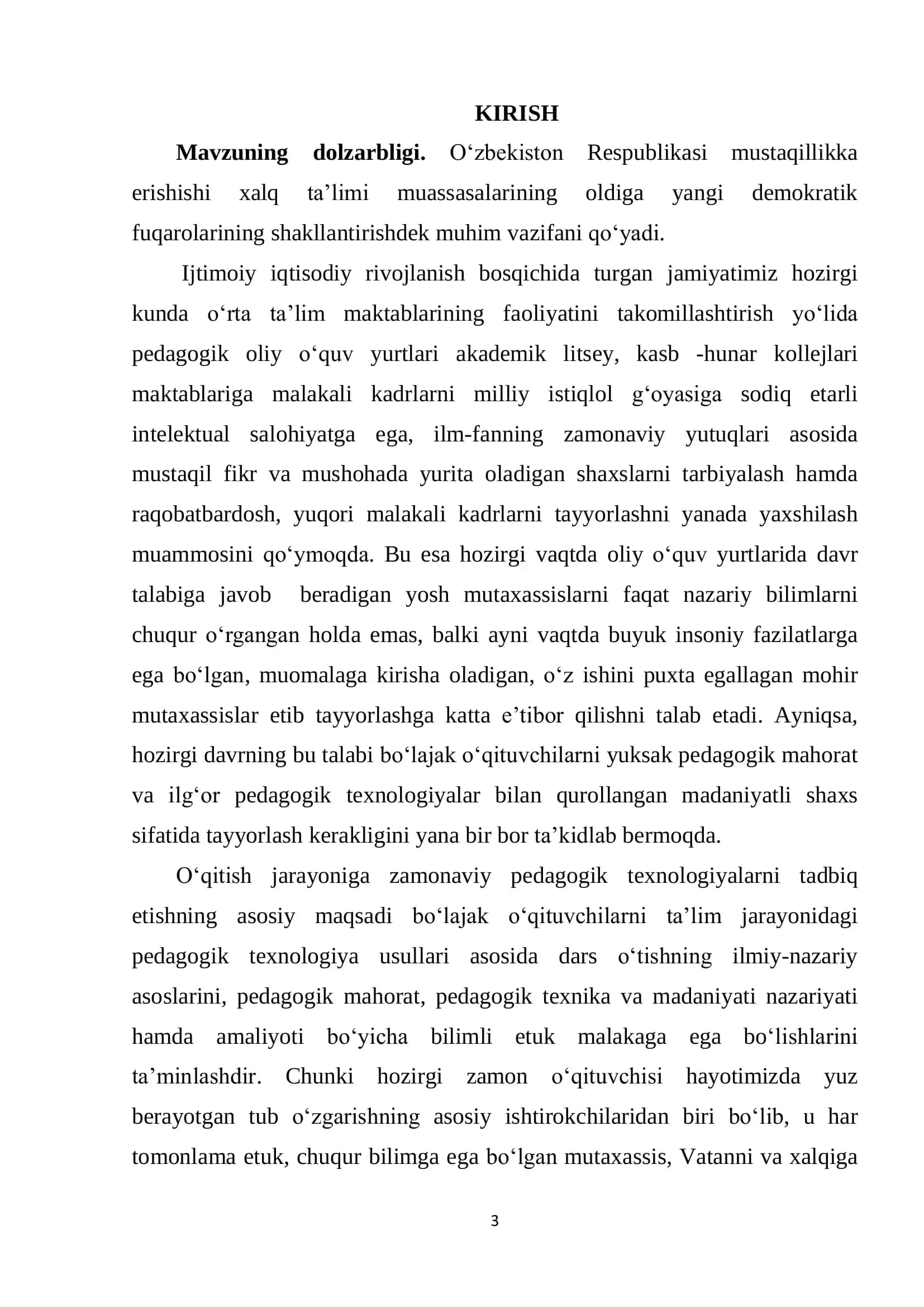 ZAMONAVIY TA’LIMDA O’QITUVCHINING TYUTORLIK, SUPERVIZORLIK VA MODERATORLIK FAOLIYATI 3