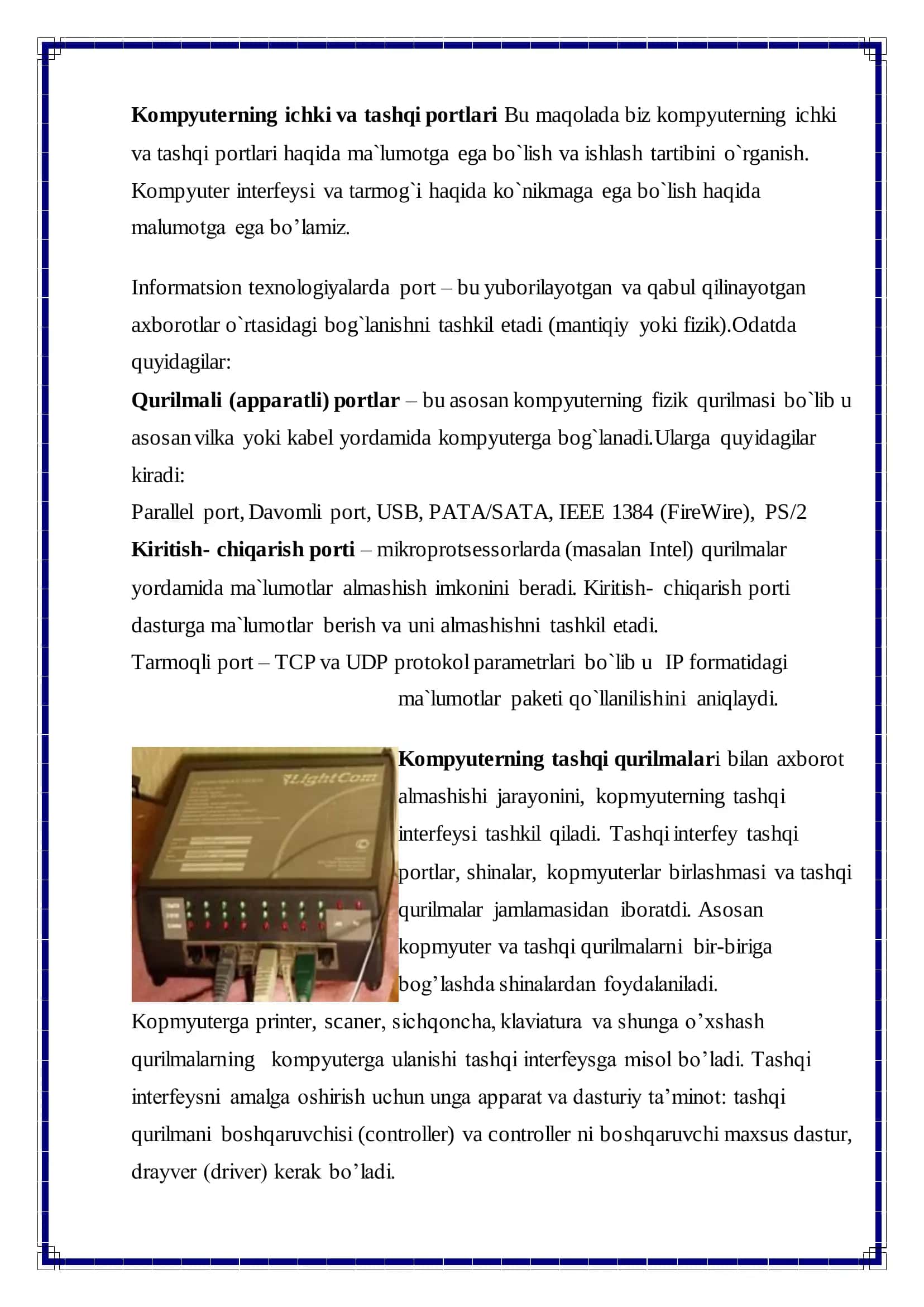 KOMPYUTER VA RAQAMLI TEXNOLOGIYALAR 3