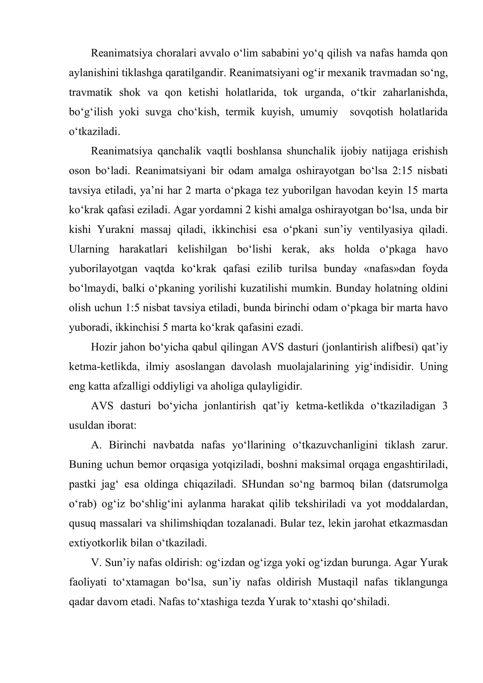 Reanimatsiya usullari to‘g‘risida tushuncha 3