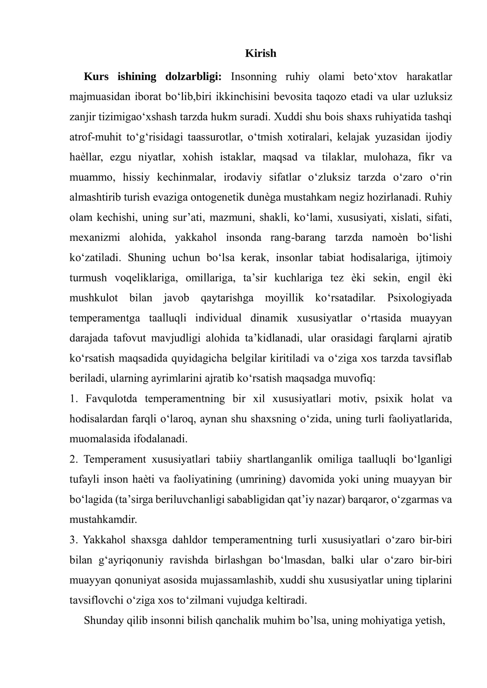 TEMPERAMENT TO’G’RISIDAGI NAZARIYALAR 3