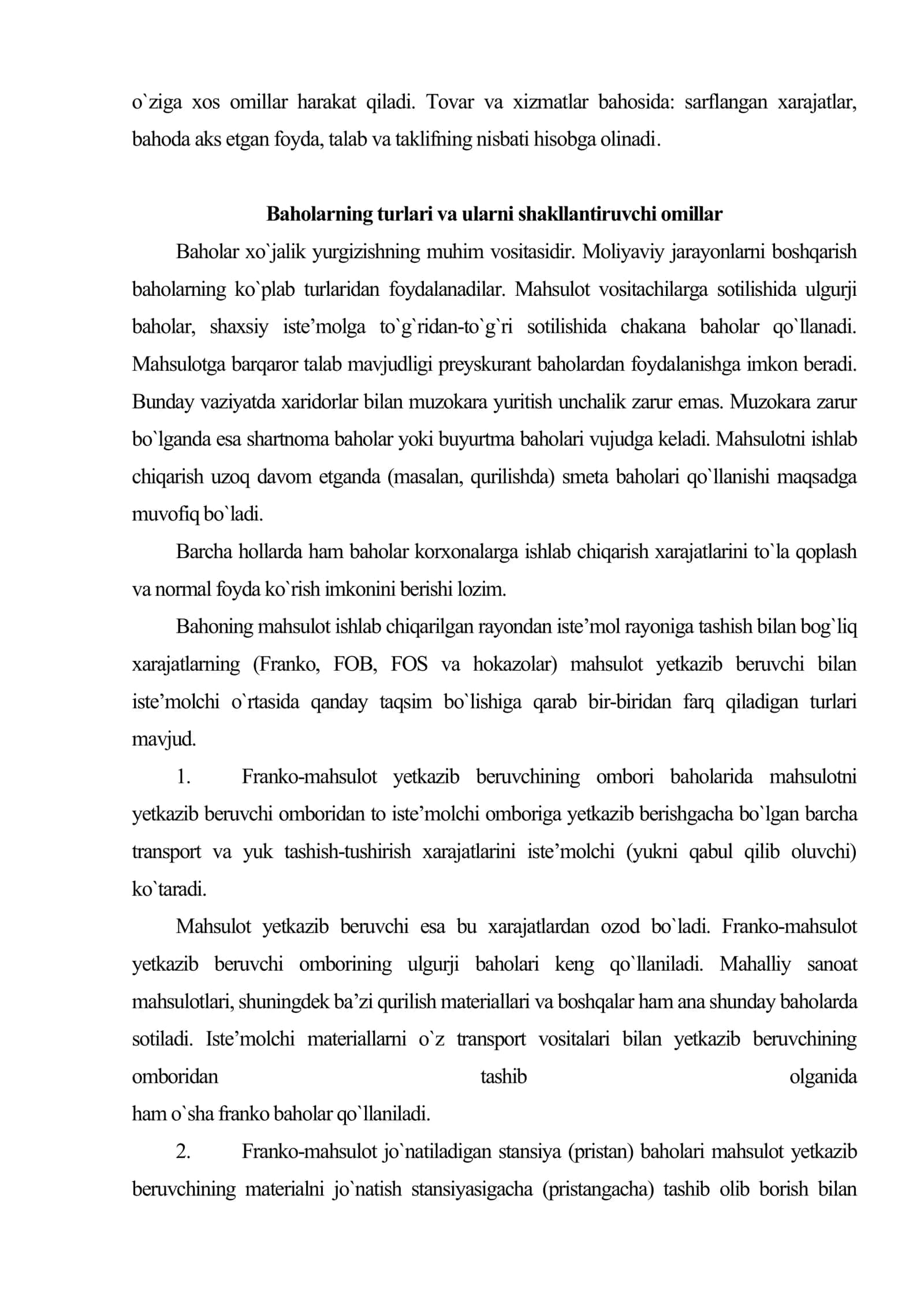 Korxonada narx shakllanish jarayonini boshqarish 3