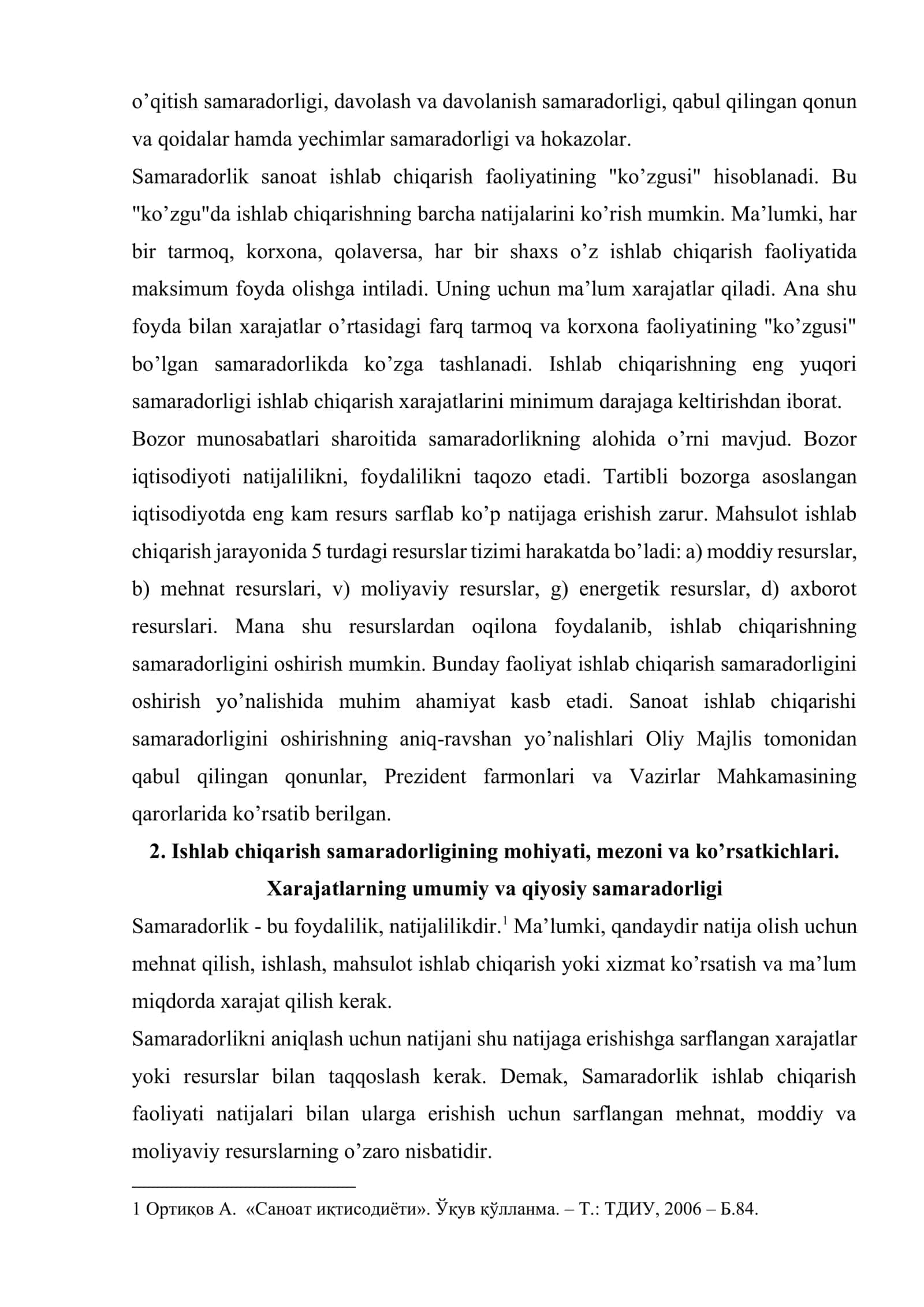 Sanoat ishlab chiqarishining iqtisodiy va ijtimoiy samaradorligi 3