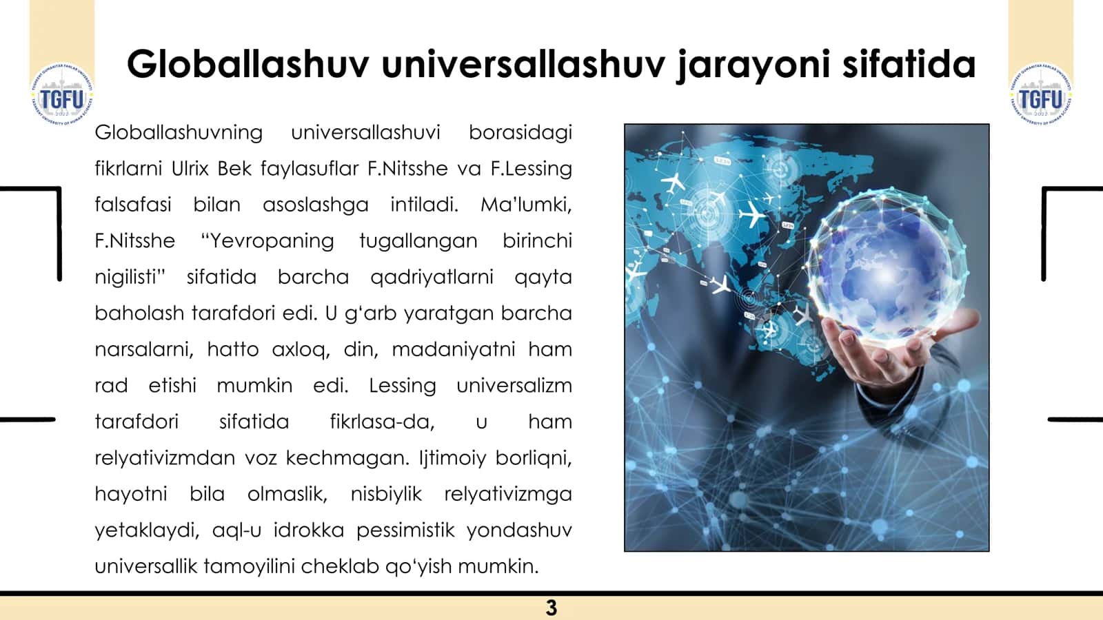 Globallashuvga bag‘ishlangan ilmiy qarashlarning vujudga kelishi va rivojlanishi 3