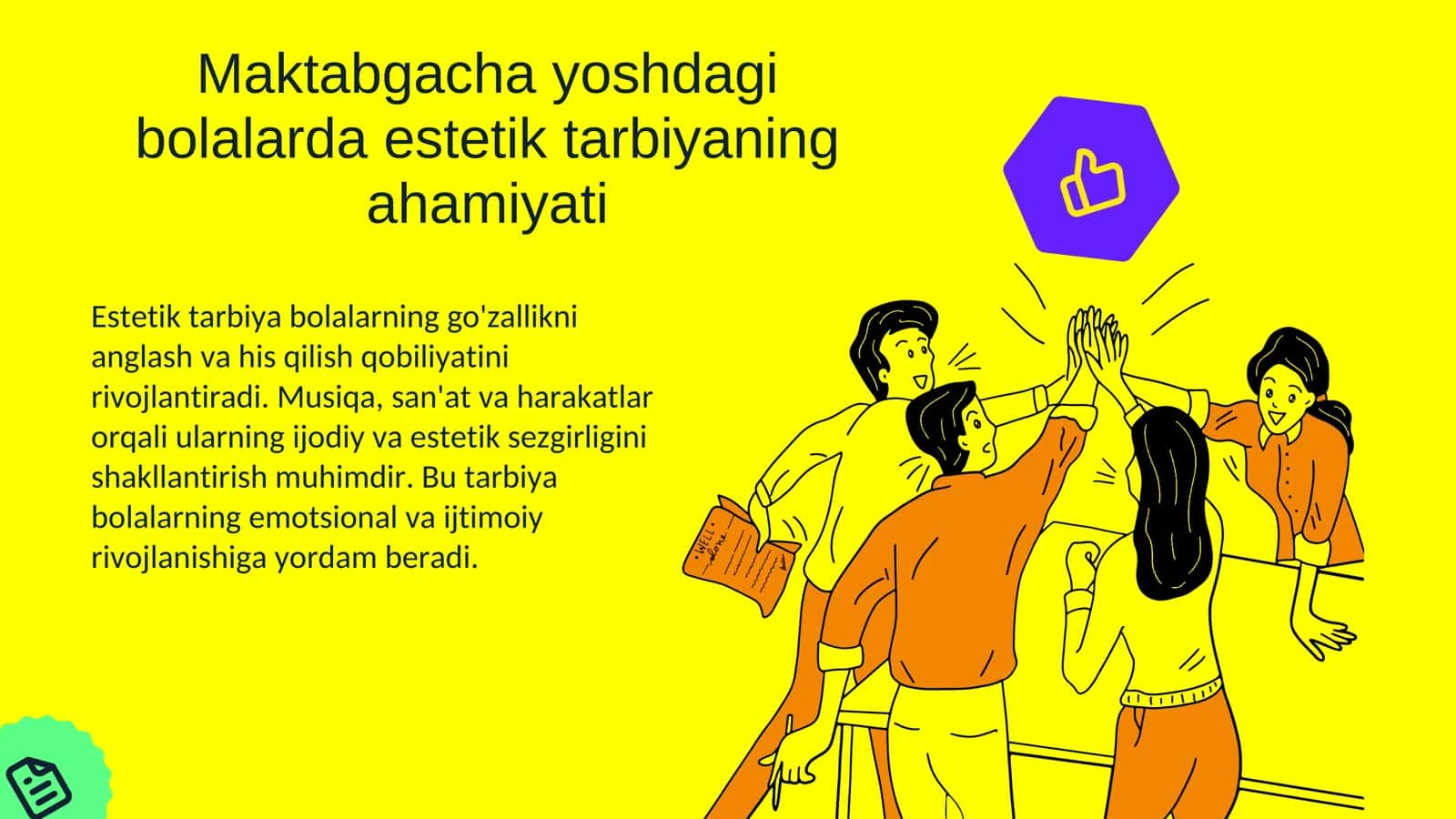 Estetik tarbiya berishda musiqaning oʻrni 3