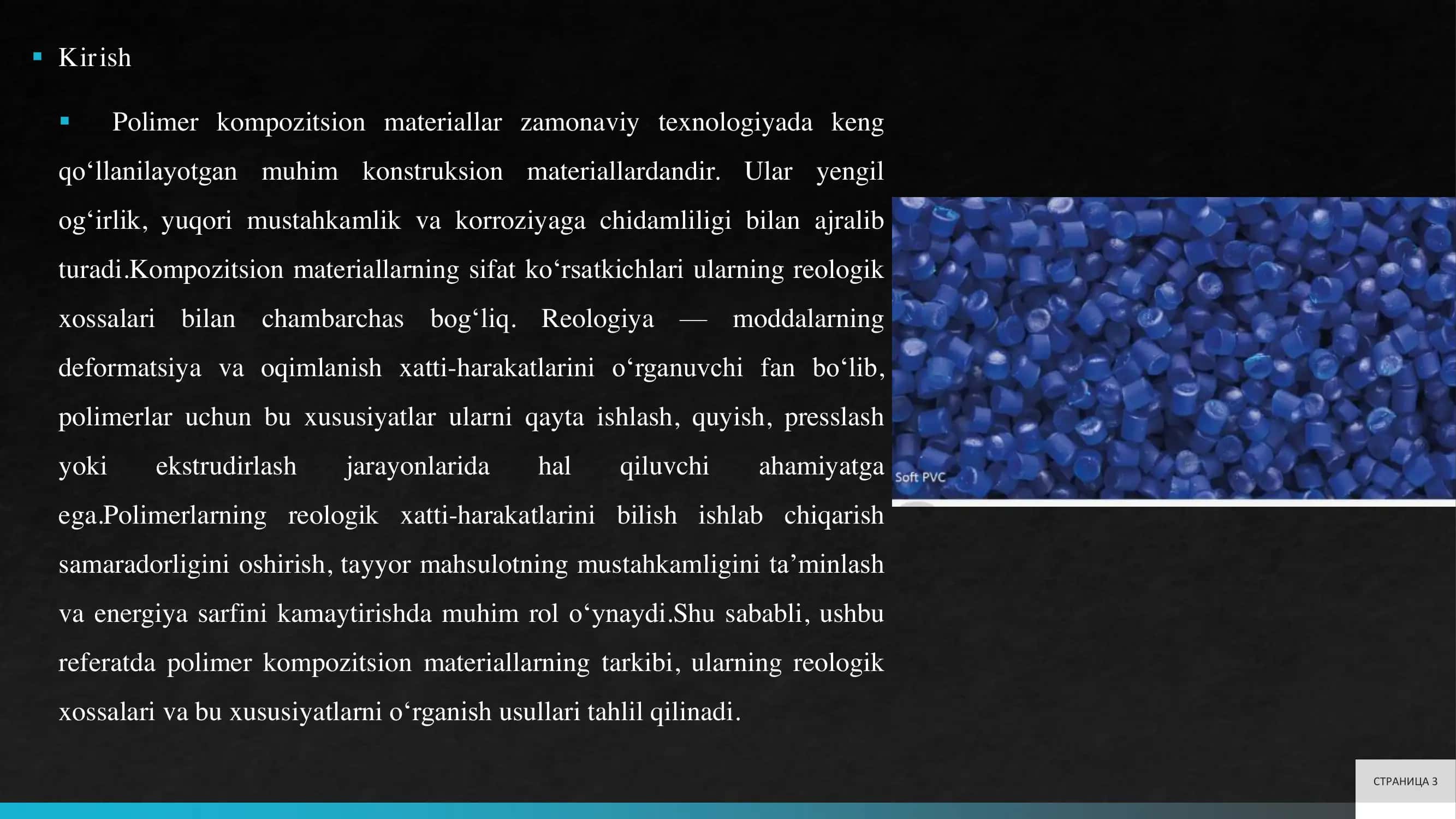 Polimer kompozitlarning reologik xossalari 3