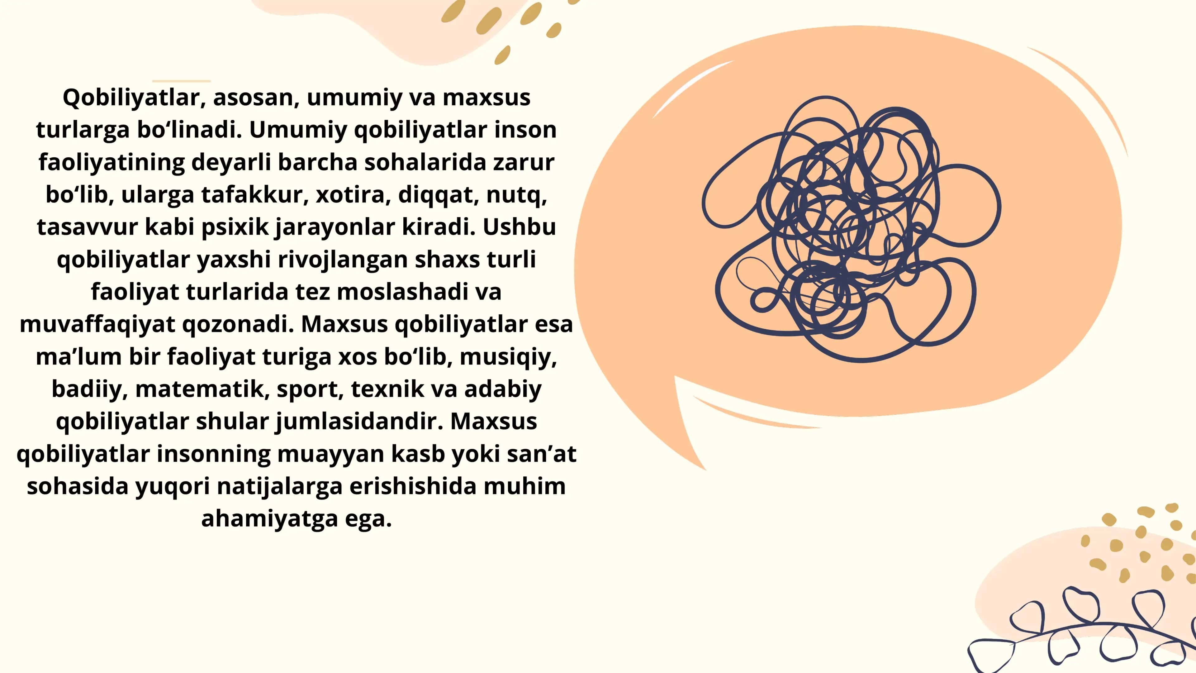 Qobiliyat va uning turlari 3