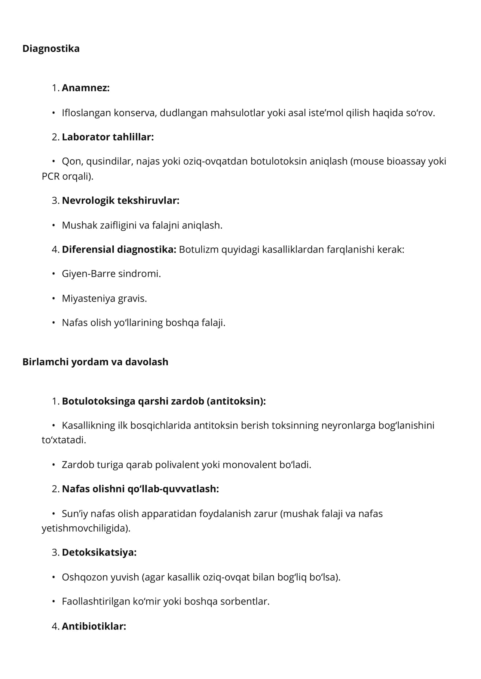 Botulizm (Botulism) 3