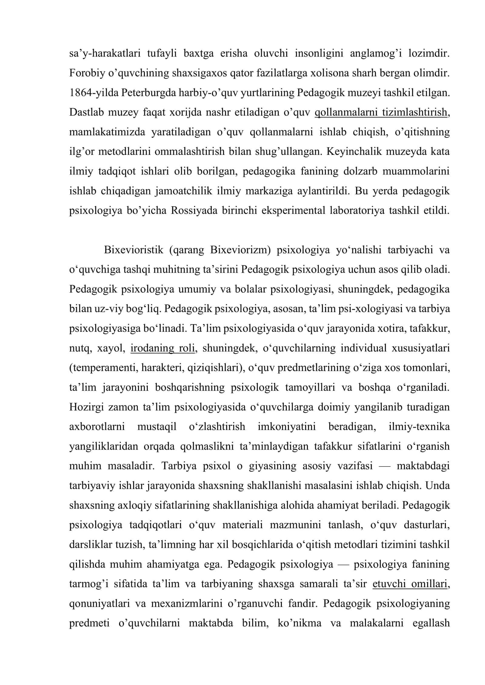 Pedagogik psixologiya fanining paydo bo’lishi va vazifalari 3