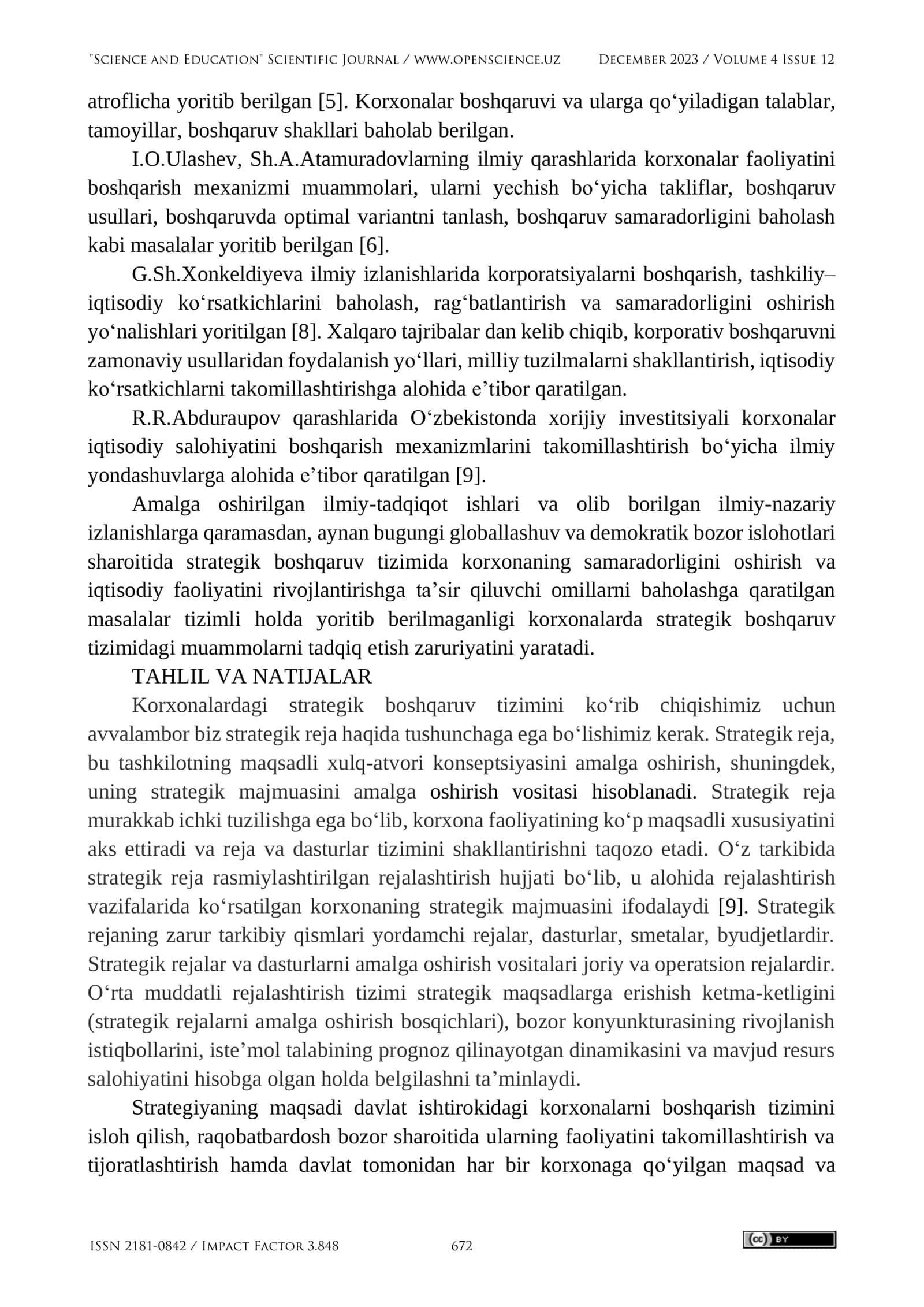 Korxonalarda strategik boshqaruv tizimi 3