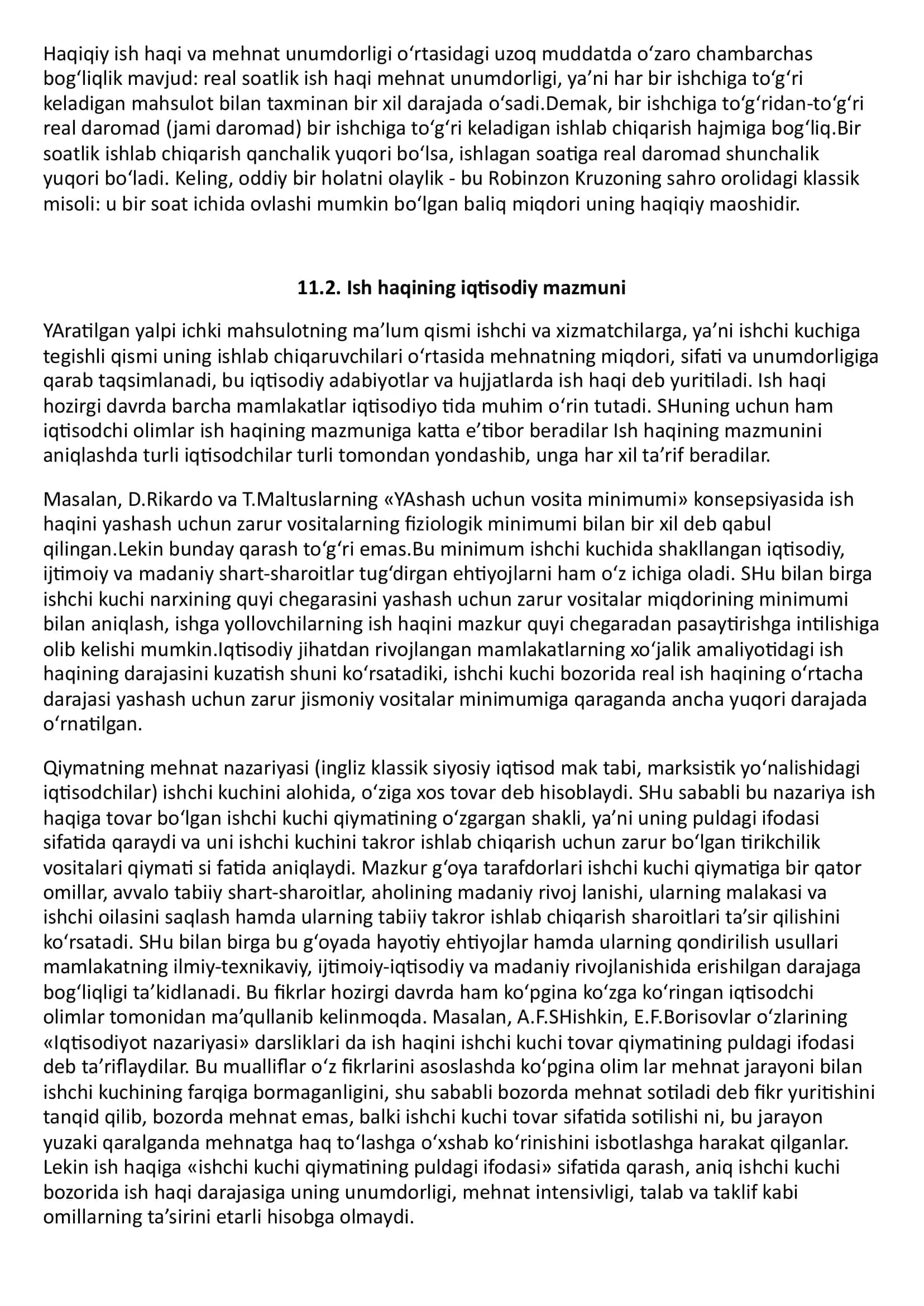Yaratilgan mahsulot va daromadlarning taqsimlanish tamoyillari 3
