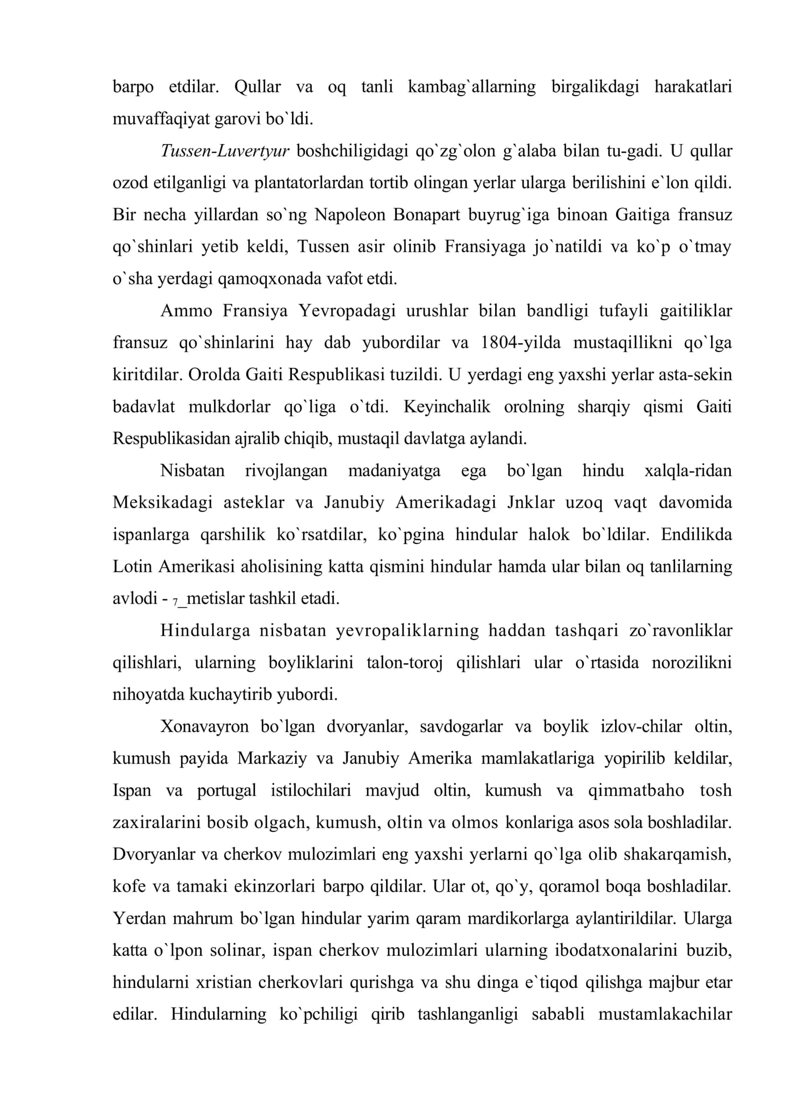 Lotin Amerikasi mamlakatlari 3