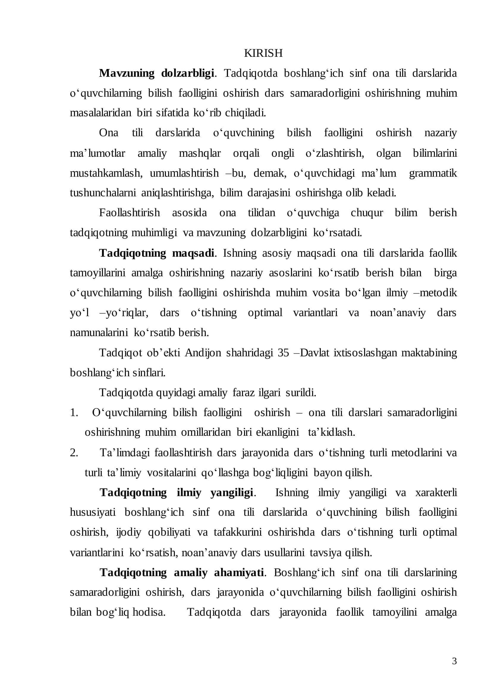 Boshlang’ich sinflarda fe’l so’z turkumini o’rgatishda ta’limiy mashqlardan foydalanish 3