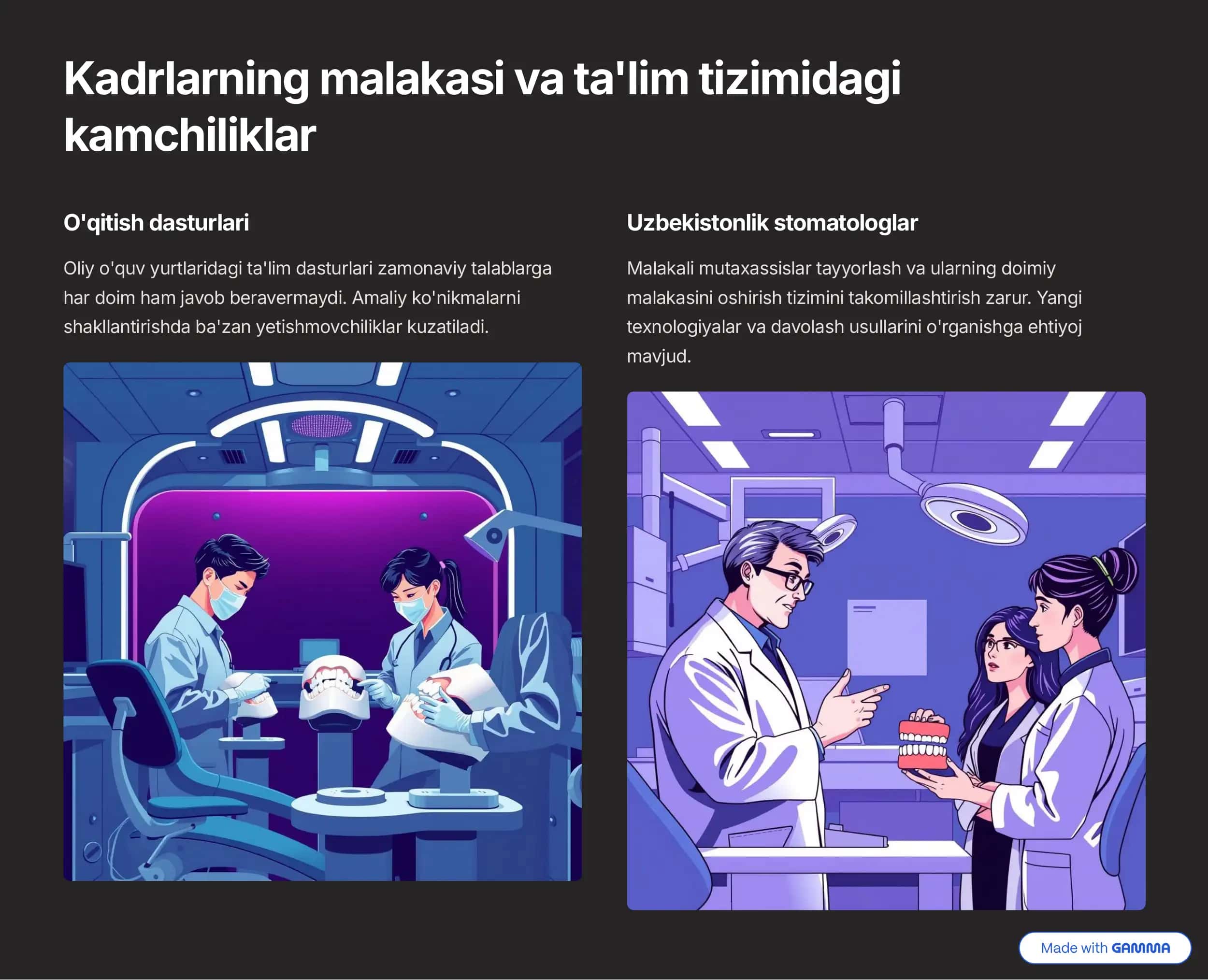 Hozirgi stomatologiyaning dolzarb muammolari 3