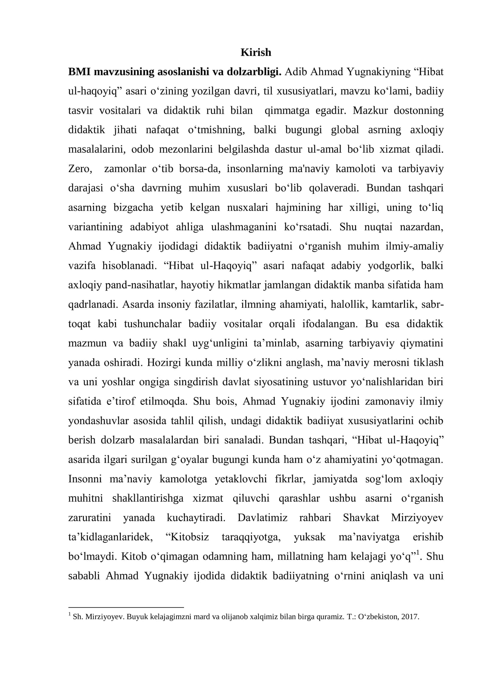Ahmad Yugnakiy ijоdida didaktik badiiyatning о‘rni(“Hibat ul-haqоyiq” asari misоlida) 3