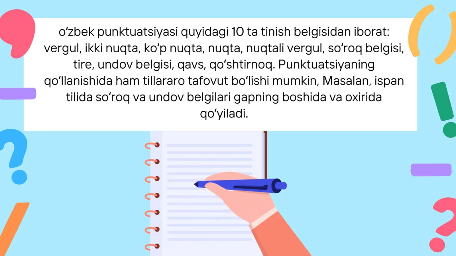 Punktuatsion xatolar ustida ishlash metodikasi 3