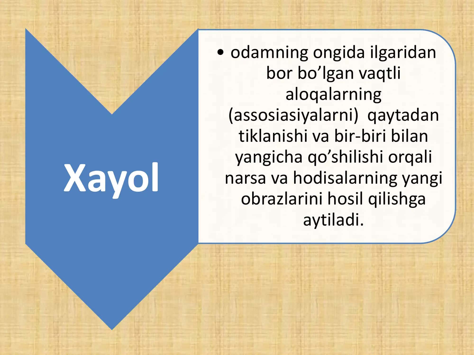 Xayol to`g`risida 3