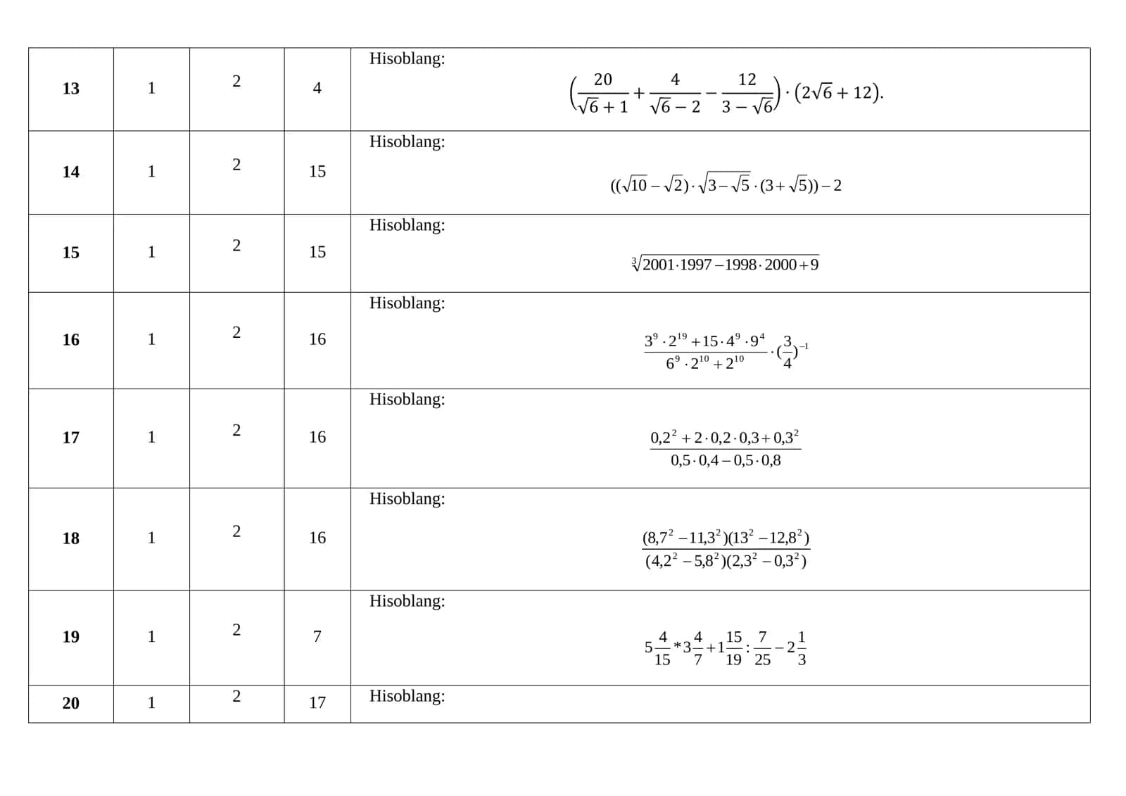 «MATEMATIKA ASOSLARI» FANIDAN YAKUNIY NAZORAT SAVOLLARI (UZB) 3
