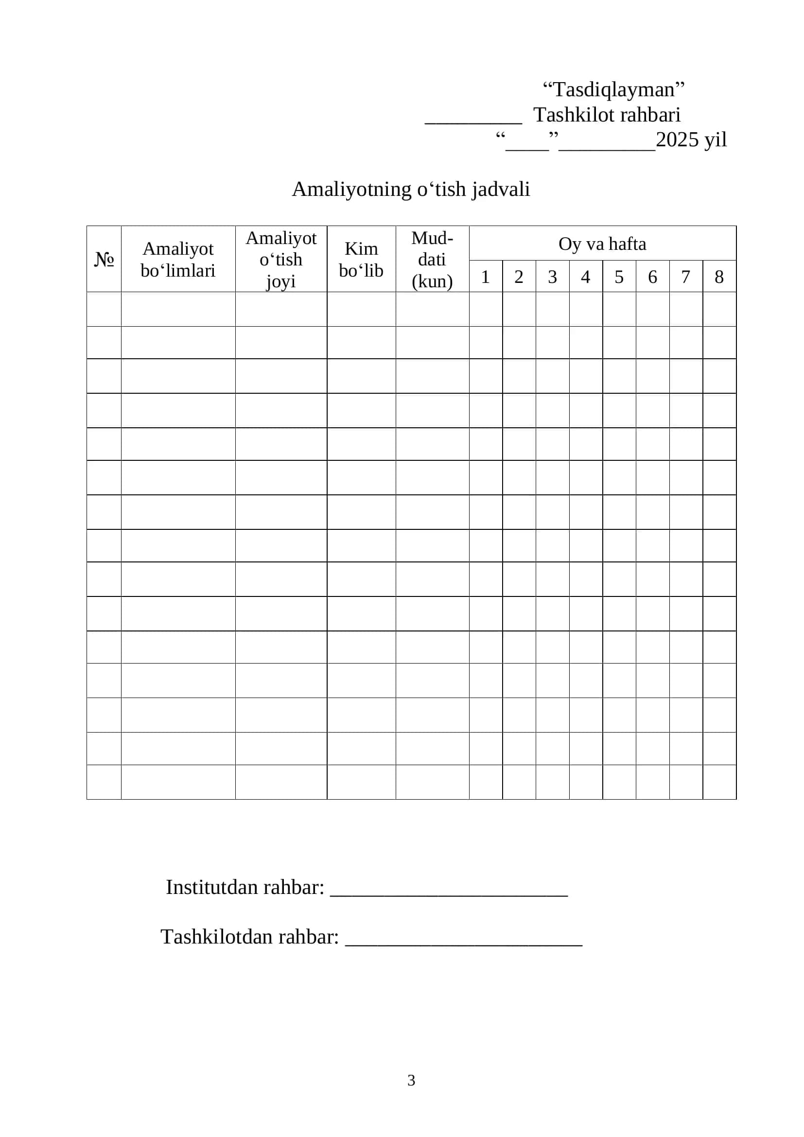 Kundalik yuritish uchun ko‘rsatma va qoidalar 3