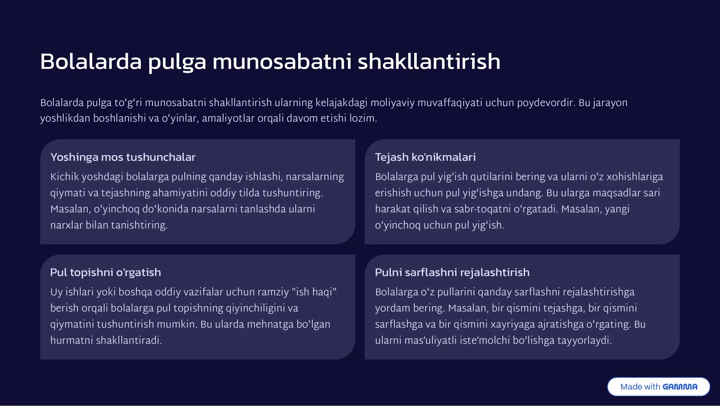 Iqtisodiy tarbiya 3
