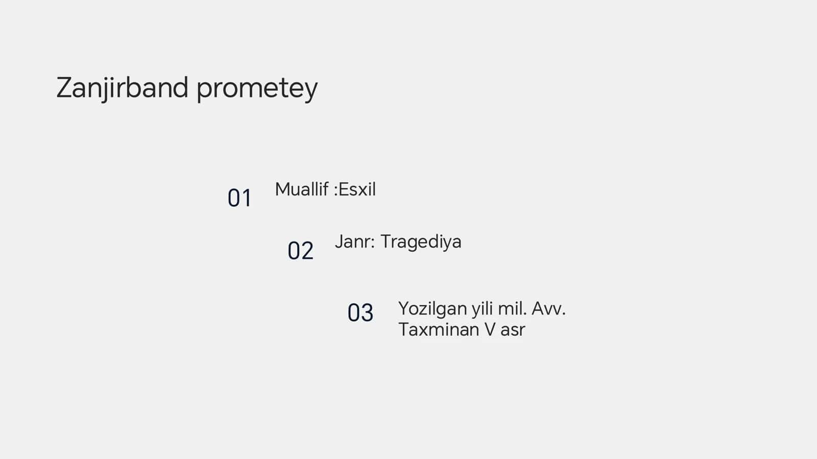 Zanjirband Prometey 3