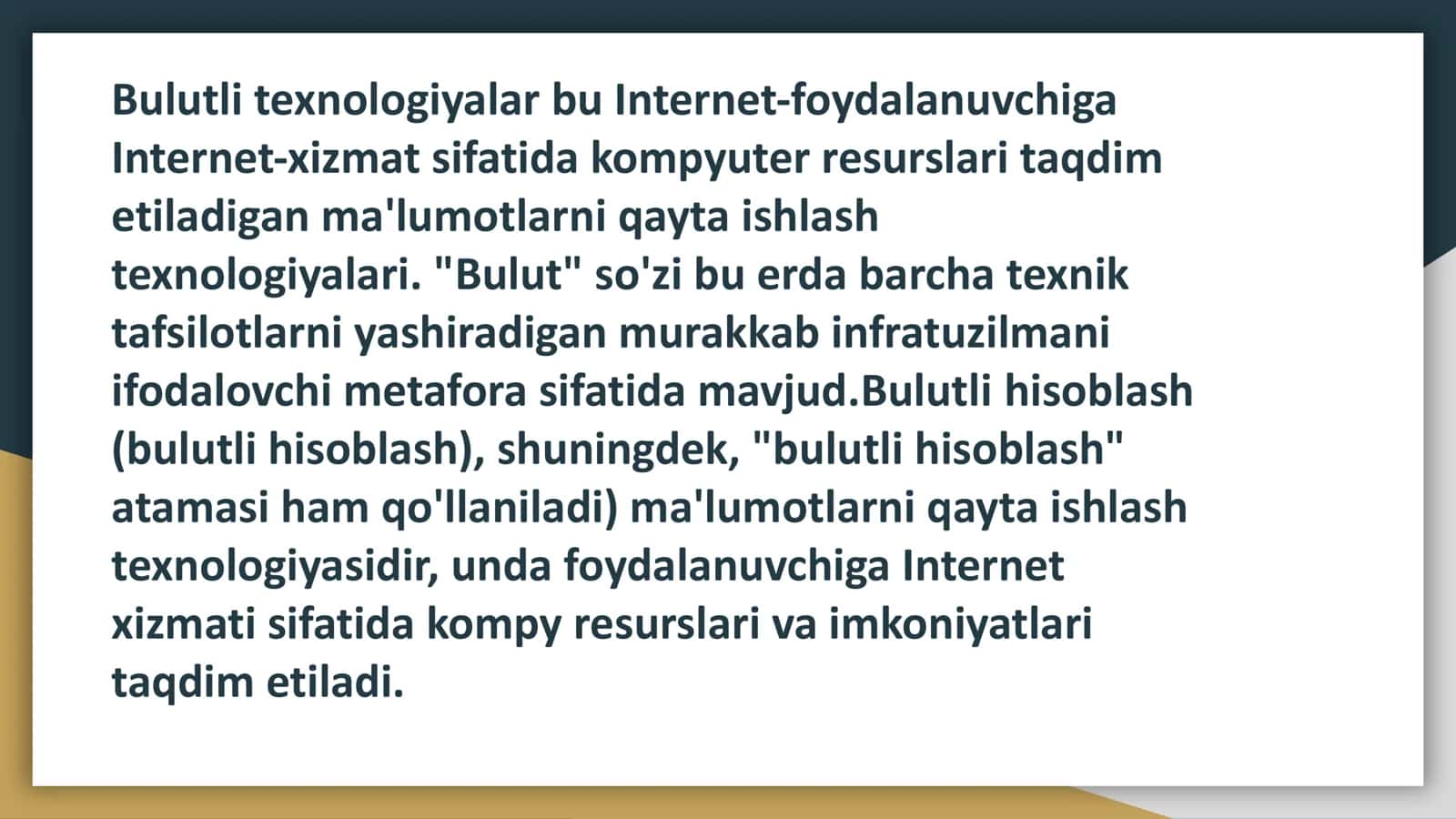 INFORMATIKA VA RAQAMLI TEXNOLOGIYALAR FANIDAN MUSTAQIL ISHI 3