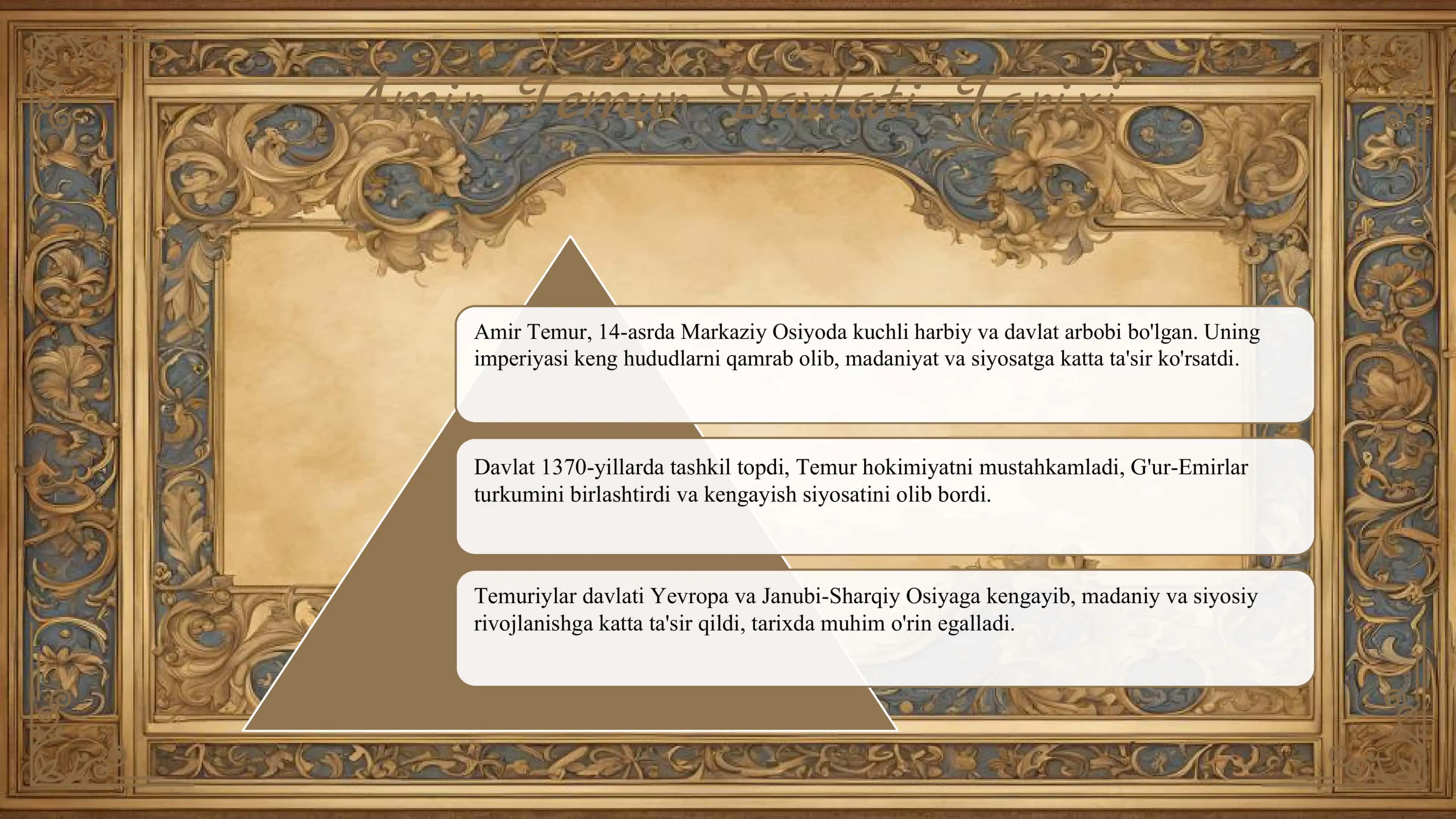 Amir Temur davlati va huquqi 3