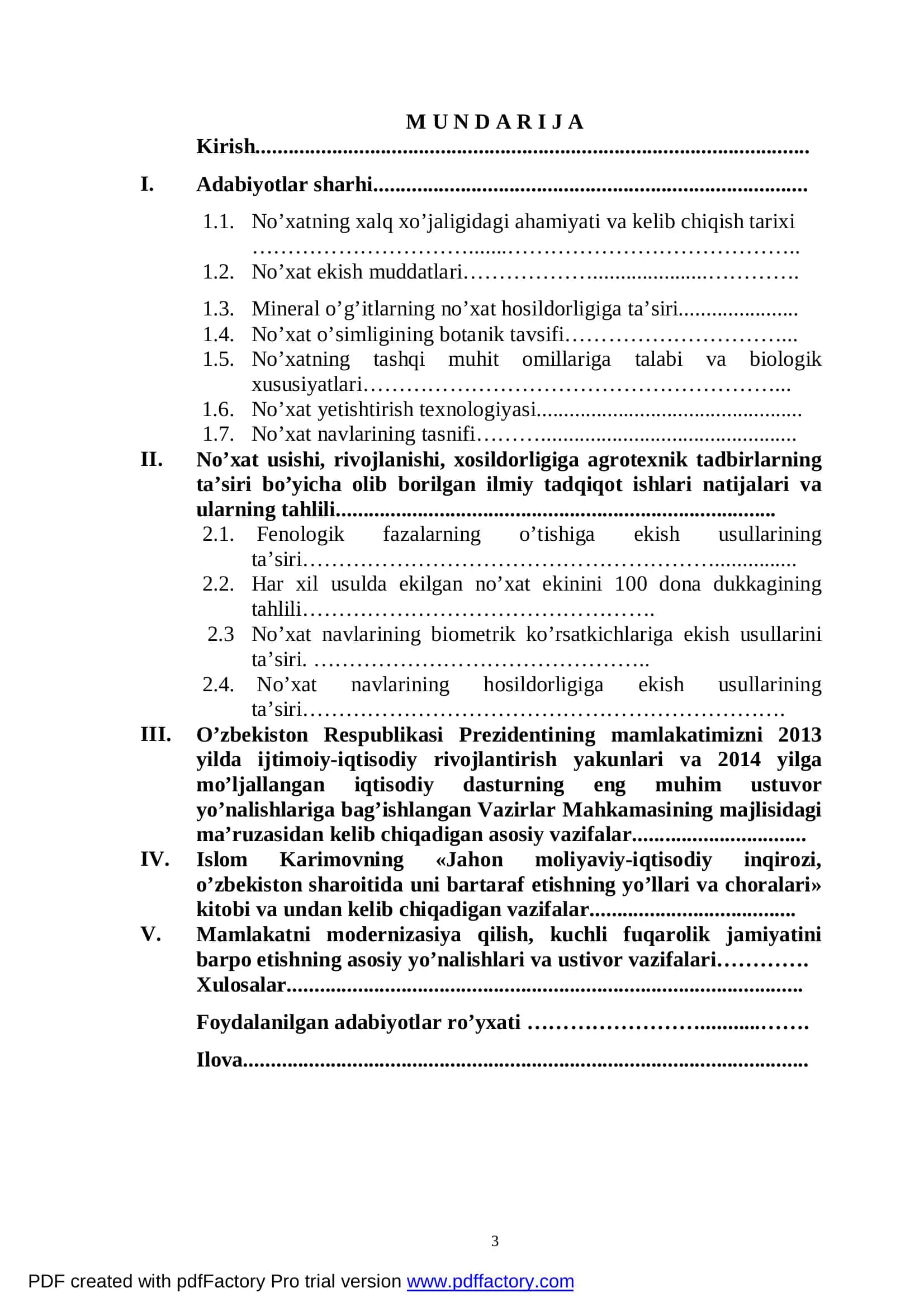 Sug’oriladigan yerlarda no’xat yetishtirish texnologiyasini takomillashtirish 3